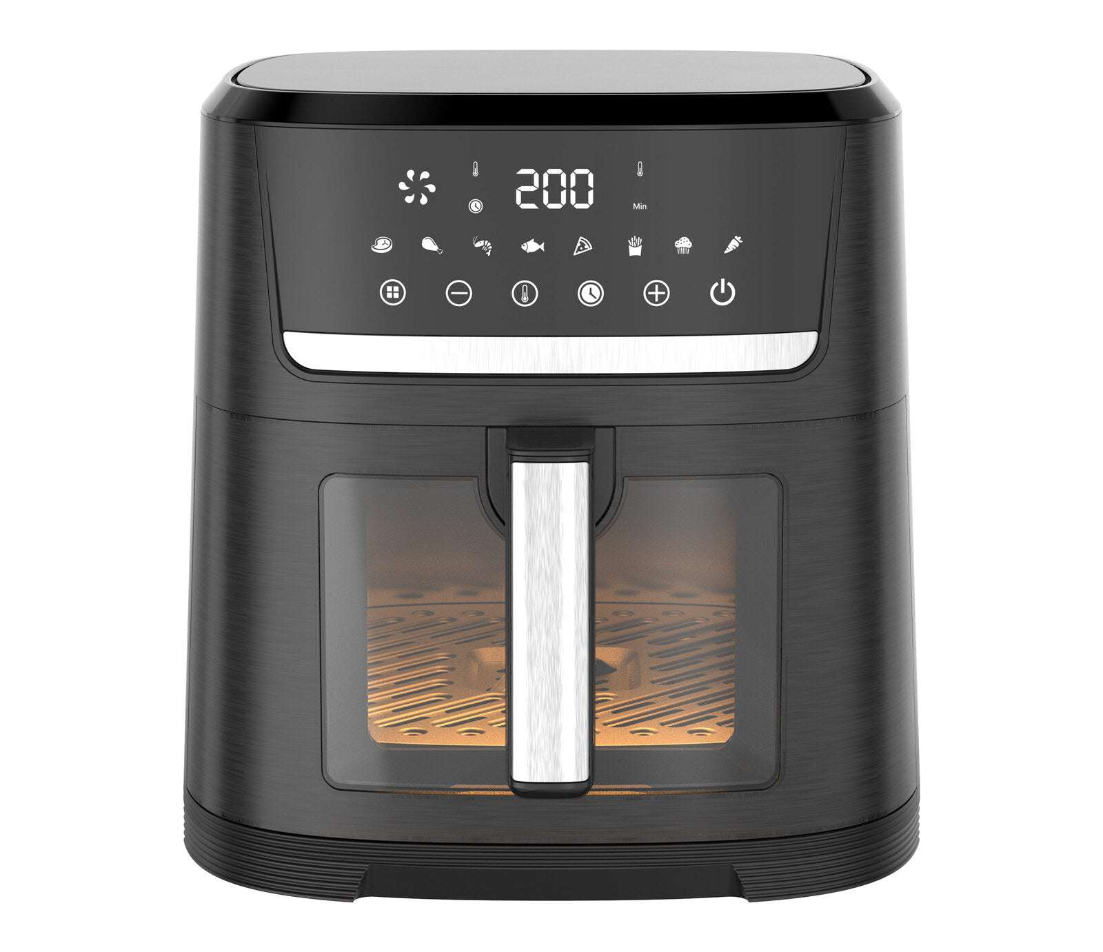 1700W 10L Digital Air Fryer with Viewing Window - Large Capacity Oil Free Cooker for Healthy Meals | Perfect for Family Dinners, Party Snacks & Quick Weeknight Meals