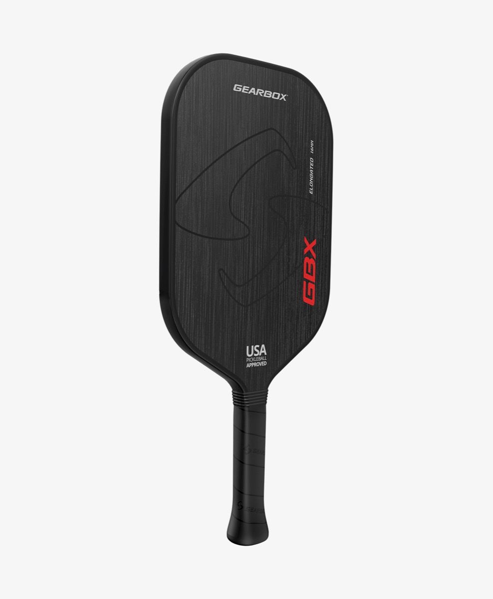 Premium Gearbox GBX Elongated 16mm Pickleball Paddle - Lightweight Carbon Fiber Design for Enhanced Control & Power | Perfect for Competitive Play & Outdoor Recreation