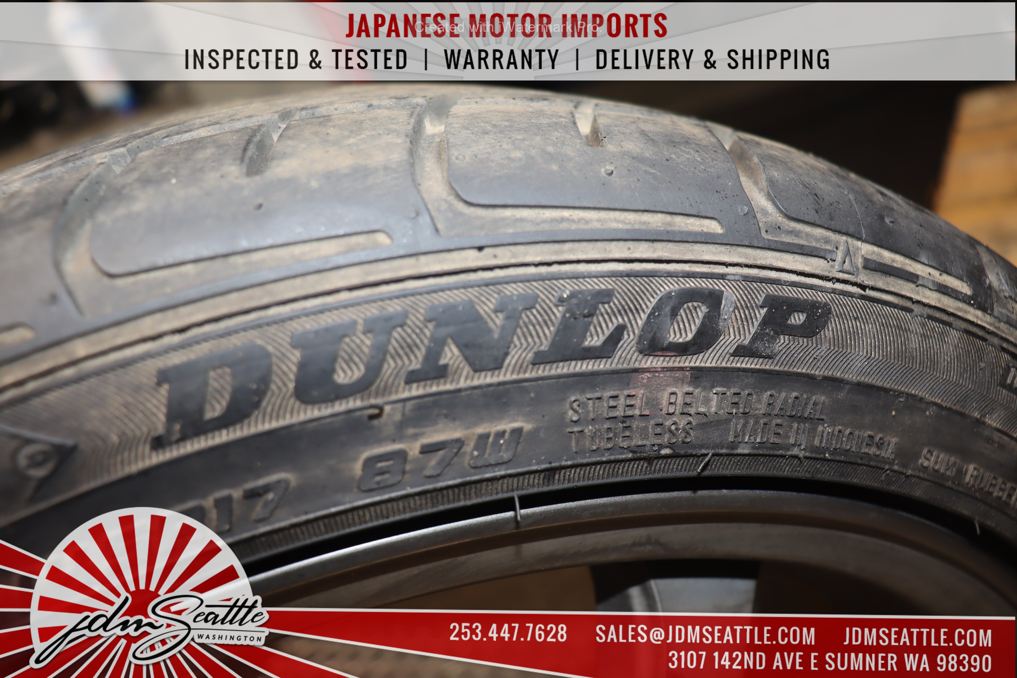 JDM Monza 17x7JJ 5x100 Wheels Set of 4 with 215/45R17 Tires - Lightweight Alloy Rims for Honda Civic, Subaru Impreza - Perfect for Street Performance & Car Upgrades