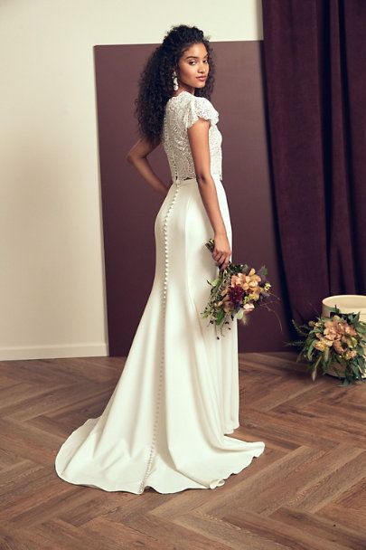 Jenny Yoo Oda Skirt - Elegant A-Line Midi Skirt for Women | Perfect for Weddings, Parties & Formal Events