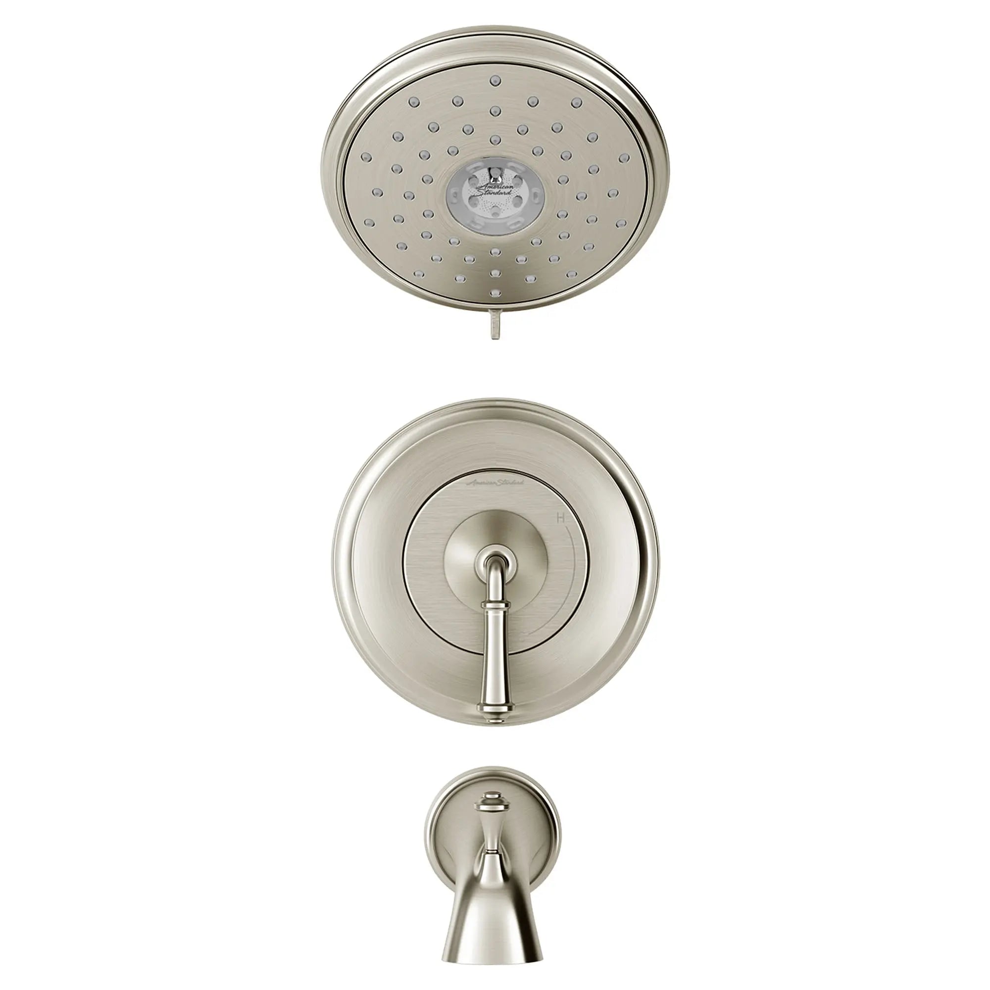 Delancey® 1.8 GPM Water Saving Shower Trim Kit - 4 Function Showerhead & Lever Handle for Bath & Shower - Perfect for Bathroom Renovation & Water Conservation
