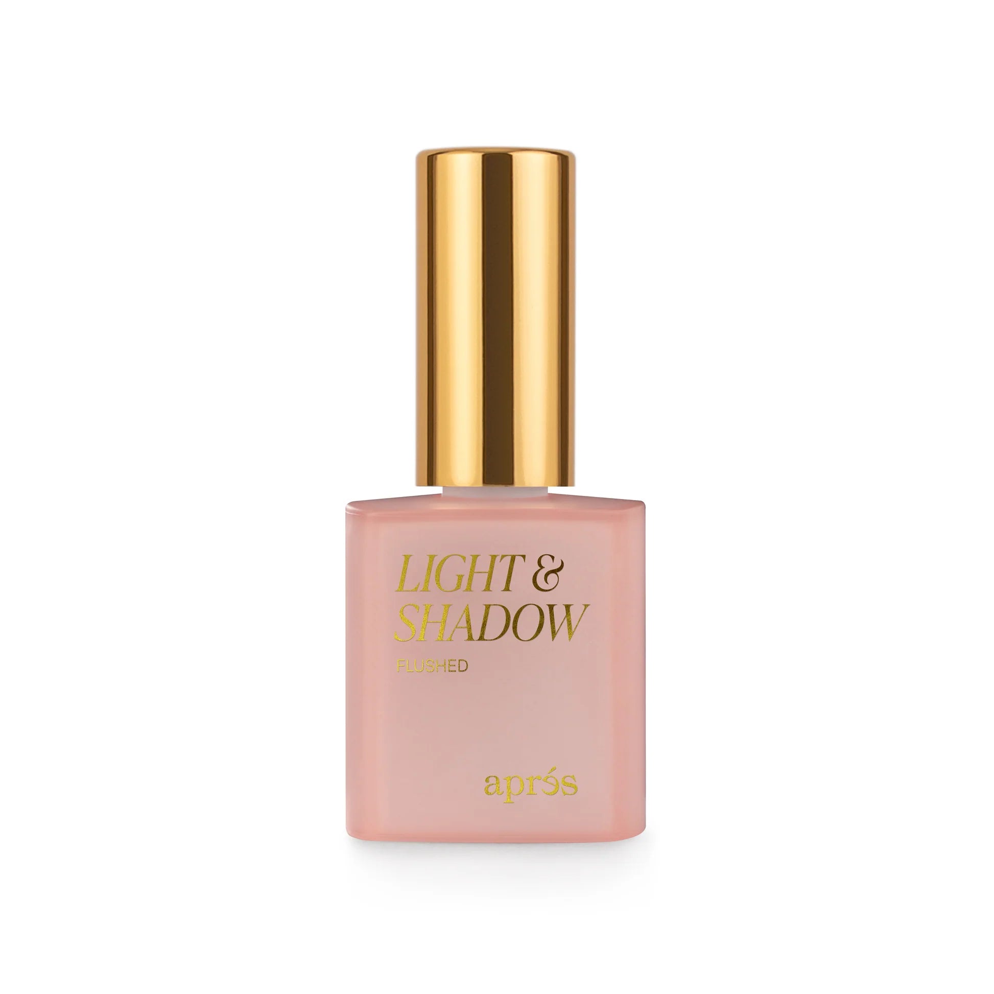 Apres Light & Shadow Sheer Gel Couleur 407 Flushed - Long-Lasting Nail Polish for Gel Manicure, Natural Sheer Pink Nude Color, Salon-Quality DIY Nail Art Kit - Perfect for Weddings, Parties & Everyday Wear