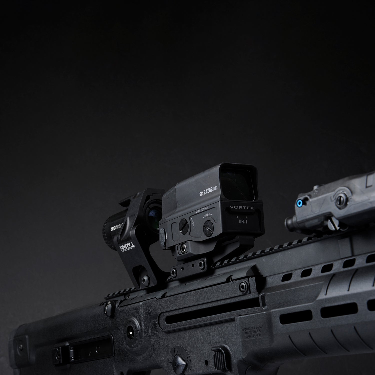 Unity Tactical FAST FTC OMNI Magnifier Mount - Made in USA - Compatible with Red Dot Sights for AR-15 & Rifle Optics - Perfect for Tactical Shooting & Hunting