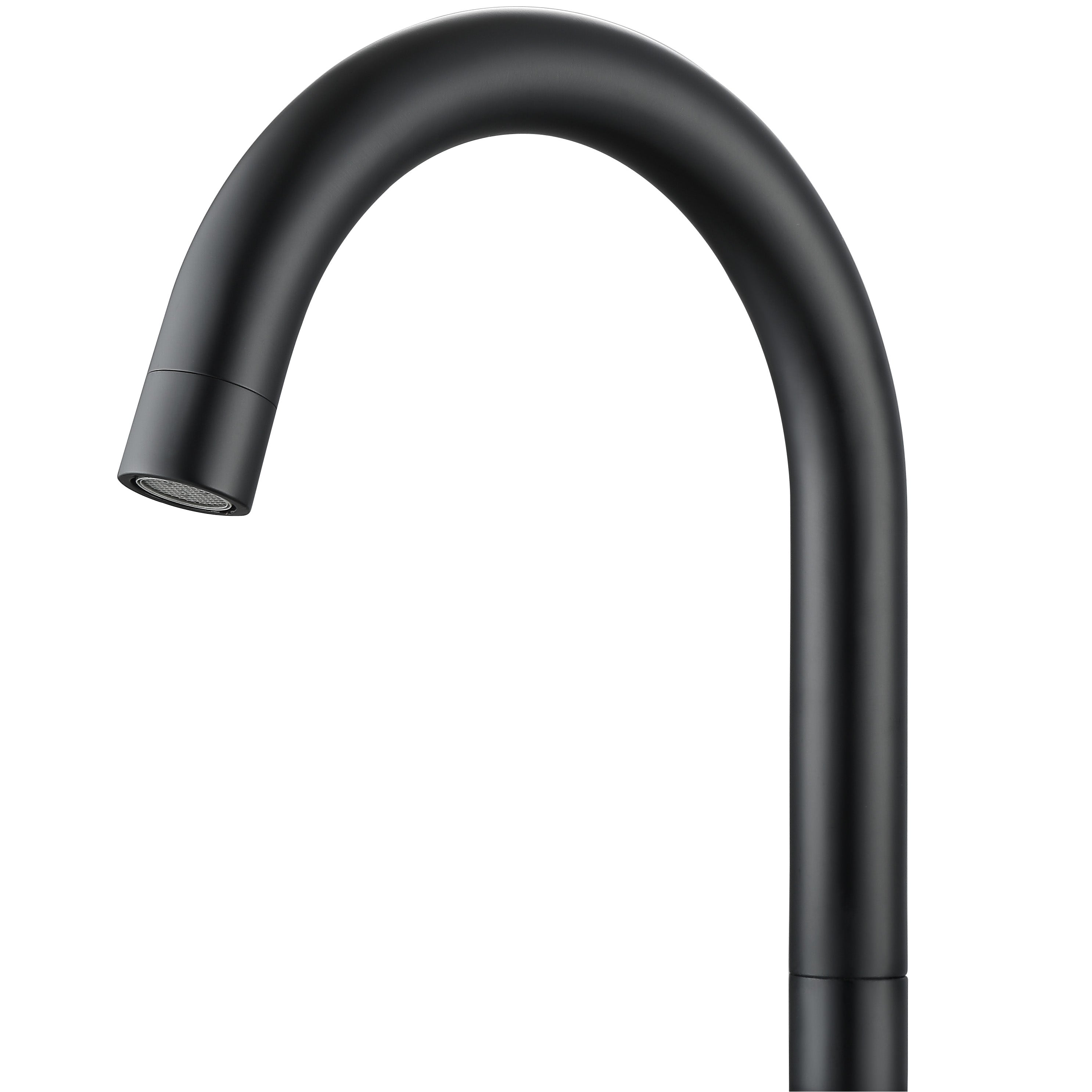 Ancona Prima 3 Widespread Double Handle Bathroom Faucet in Matte Black - Modern Matte Black Bathroom Sink Faucet for Vanity, Powder Room & Guest Bath - Easy Installation & Durable Finish