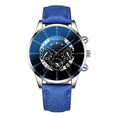 Military Quartz Watch for Men - Analog Sports Wristwatch with Leather Band | Durable & Stylish for Work, Outdoor Activities & Casual Wear