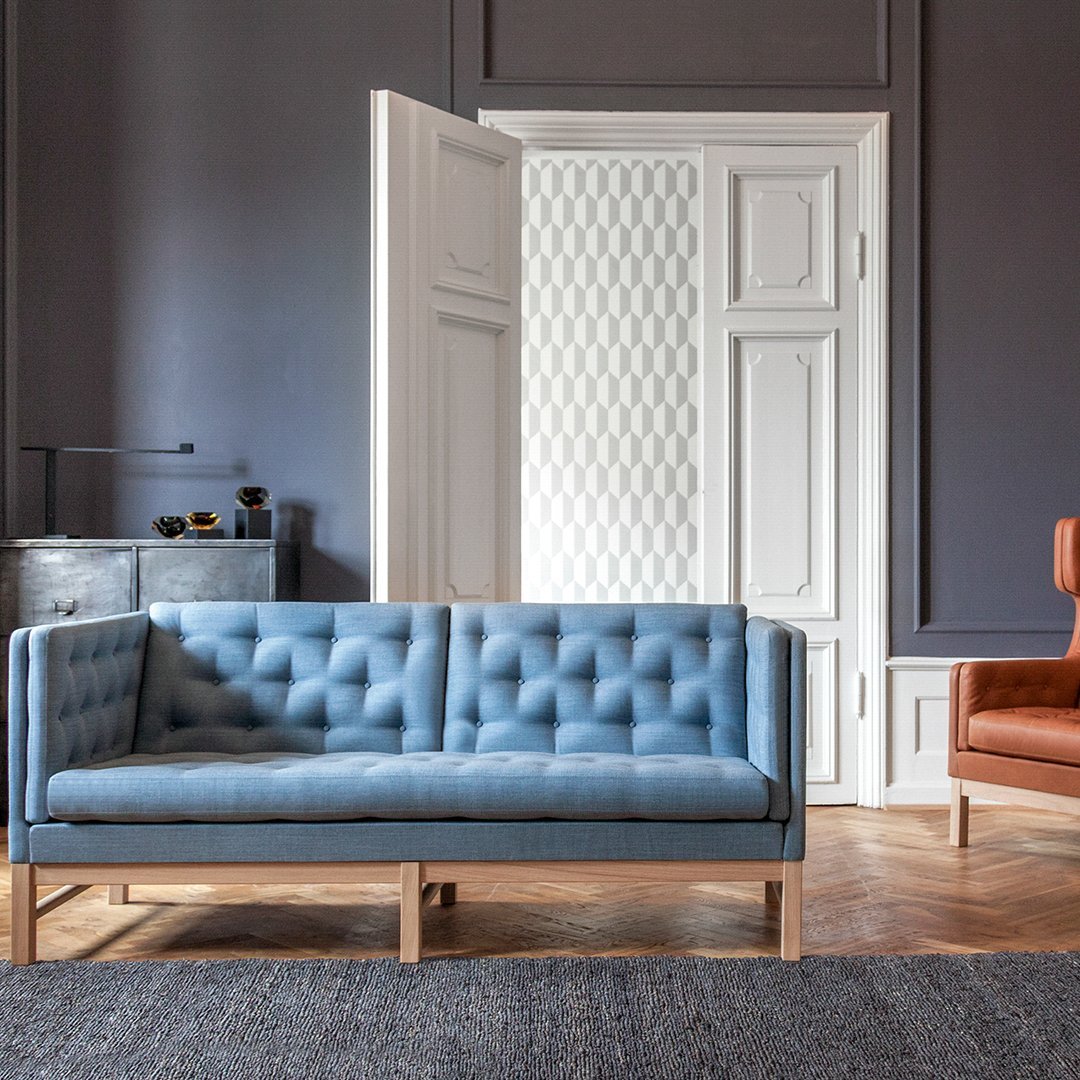 Erik Jørgensen EJ315 Modern 2.5 Seater Sofa - Premium Scandinavian Design Living Room Furniture for Home & Office Lounge