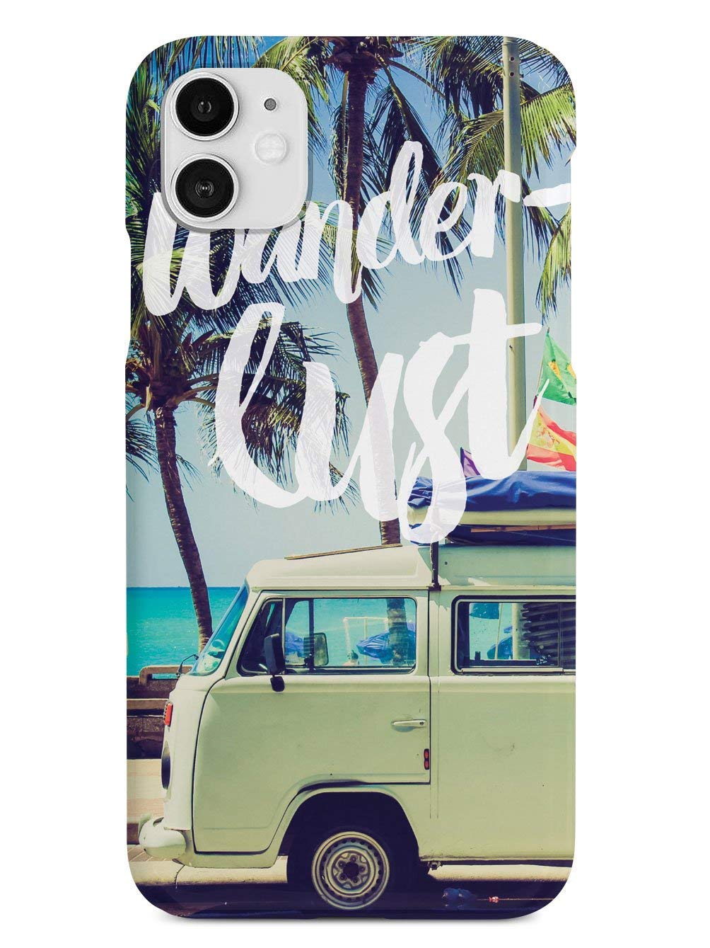 Inspired Cases - 3D Textured Protective Phone Case Compatible with iPhone 12 - Wanderlust Travel The World Design - Shockproof & Scratch-Resistant Cover for Apple iPhone 12 - Perfect for Travel, Outdoor Adventures & Daily Use