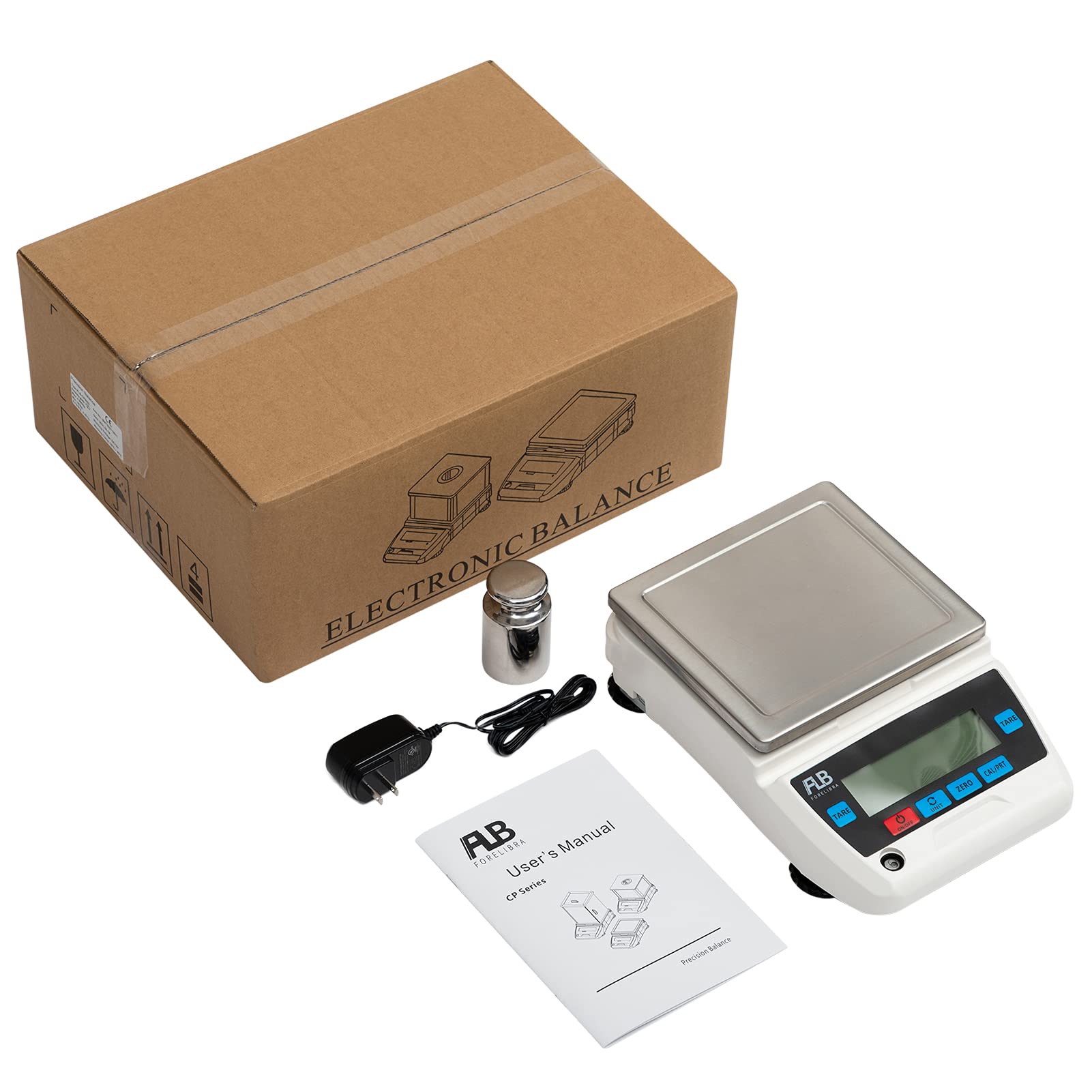 High Precision 0.01g Digital Lab Scale - 2000g Capacity Electronic Balance for Jewelry, Gold Weighing & Industrial Counting | Perfect for Scientific Research, Pharmacy & Gemstone Measurement