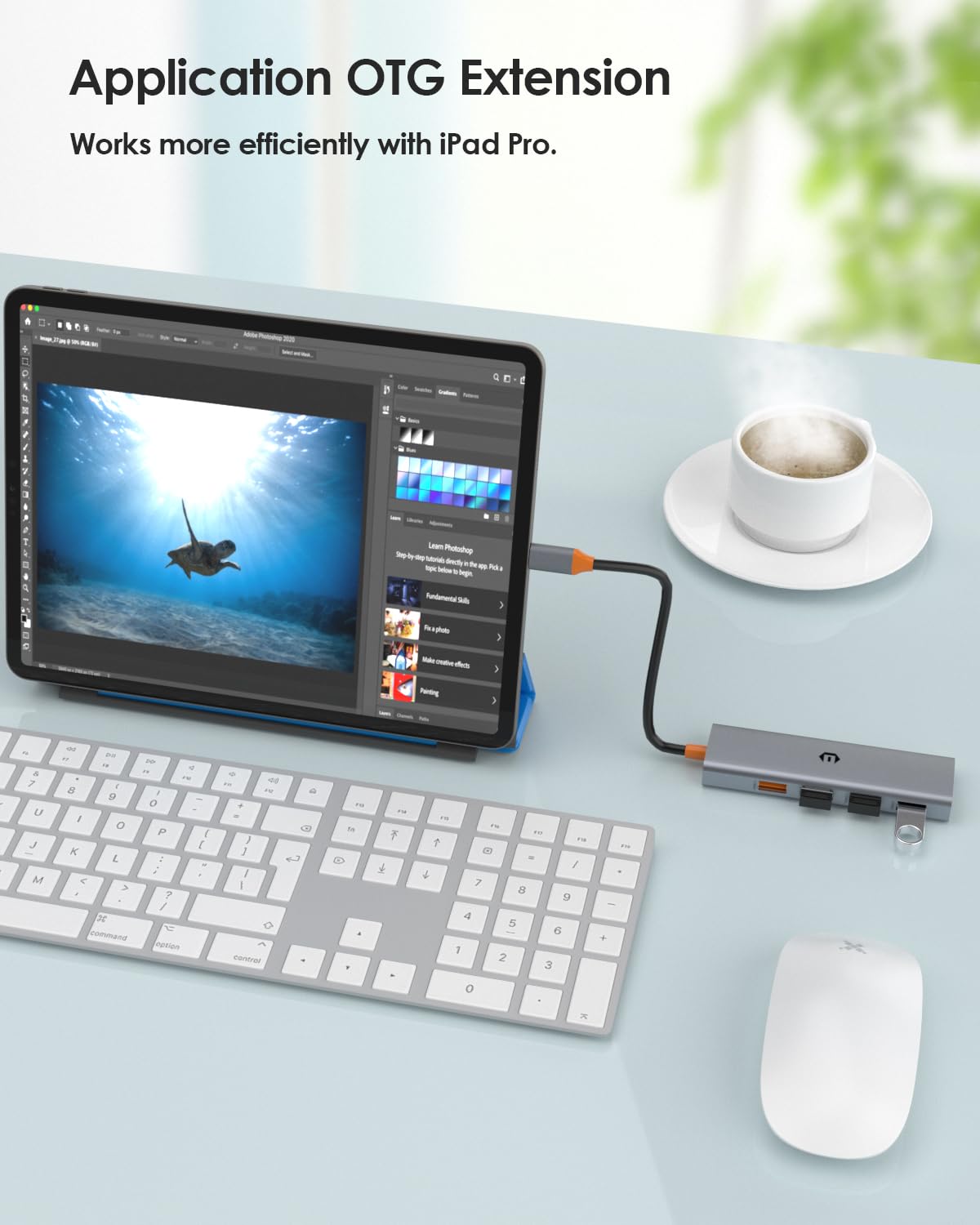 4-in-1 USB C Hub with 4 USB 3.1 Ports - High-Speed Data Transfer (2X Faster Than USB 3.0) - Universal Docking Station for MacBook, iPad Pro, Windows Laptops - Perfect for Home Office, Remote Work & Travel Accessories