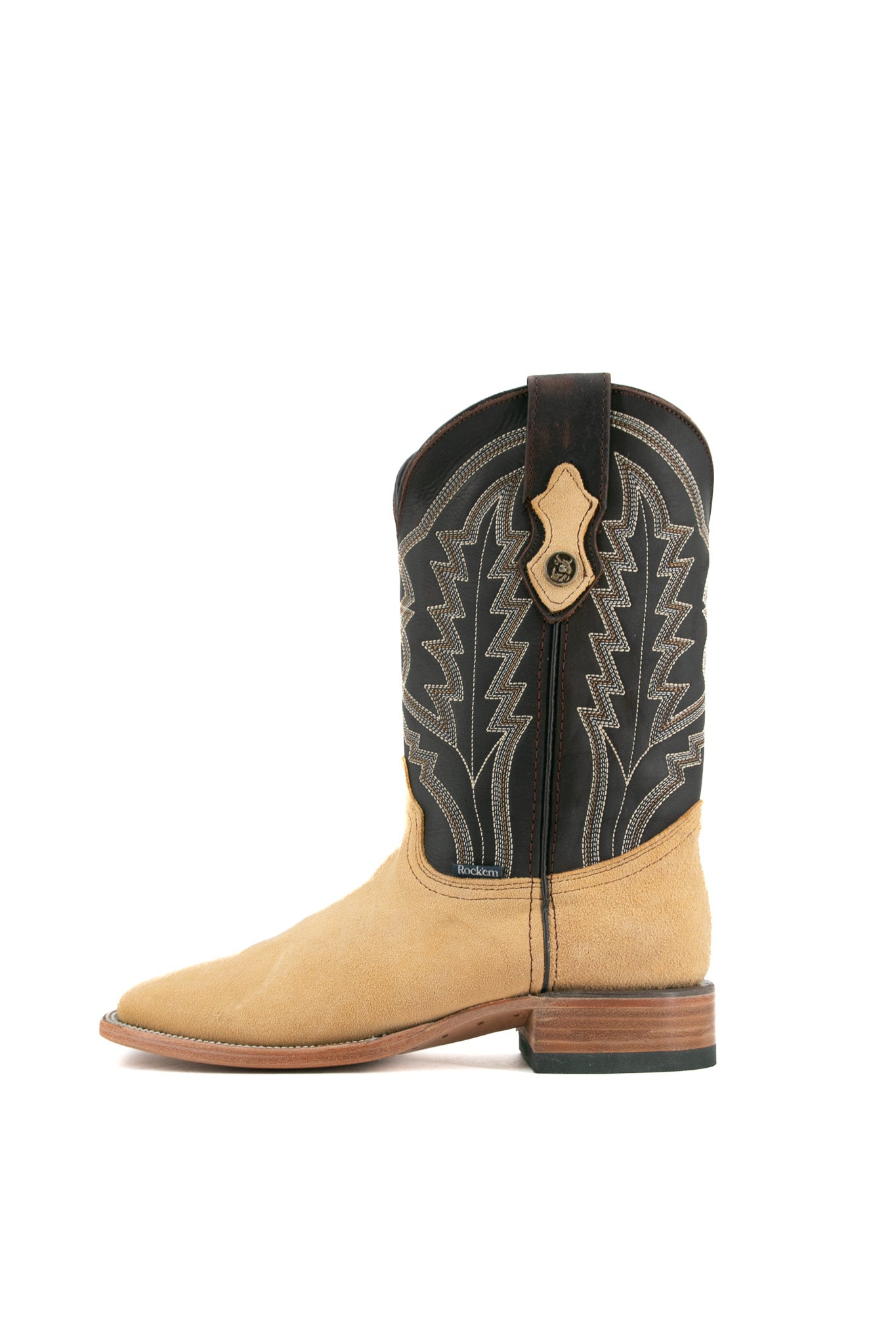 Luke Suede Square Toe Cowboy Boots for Men - Western Style Leather Boots with Comfortable Cushioning | Perfect for Rodeo, Country Music Festivals & Outdoor Adventures