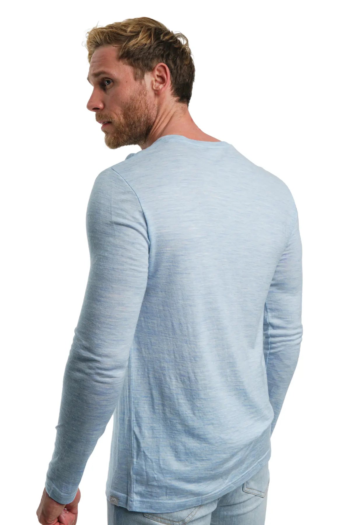 Premium Men's Merino Wool Long Sleeve Base Layer 165 Arctic - Warm Thermal Underwear for Skiing, Hiking & Winter Outdoor Activities