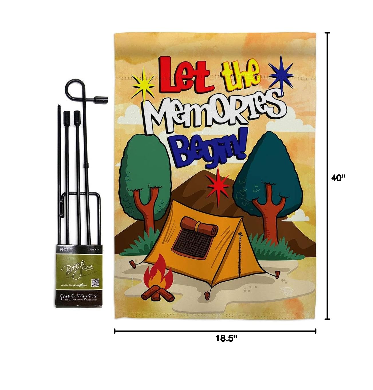 Memory Garden Flag Set - Double-Sided Outdoor Decor for RV Camping & Yard