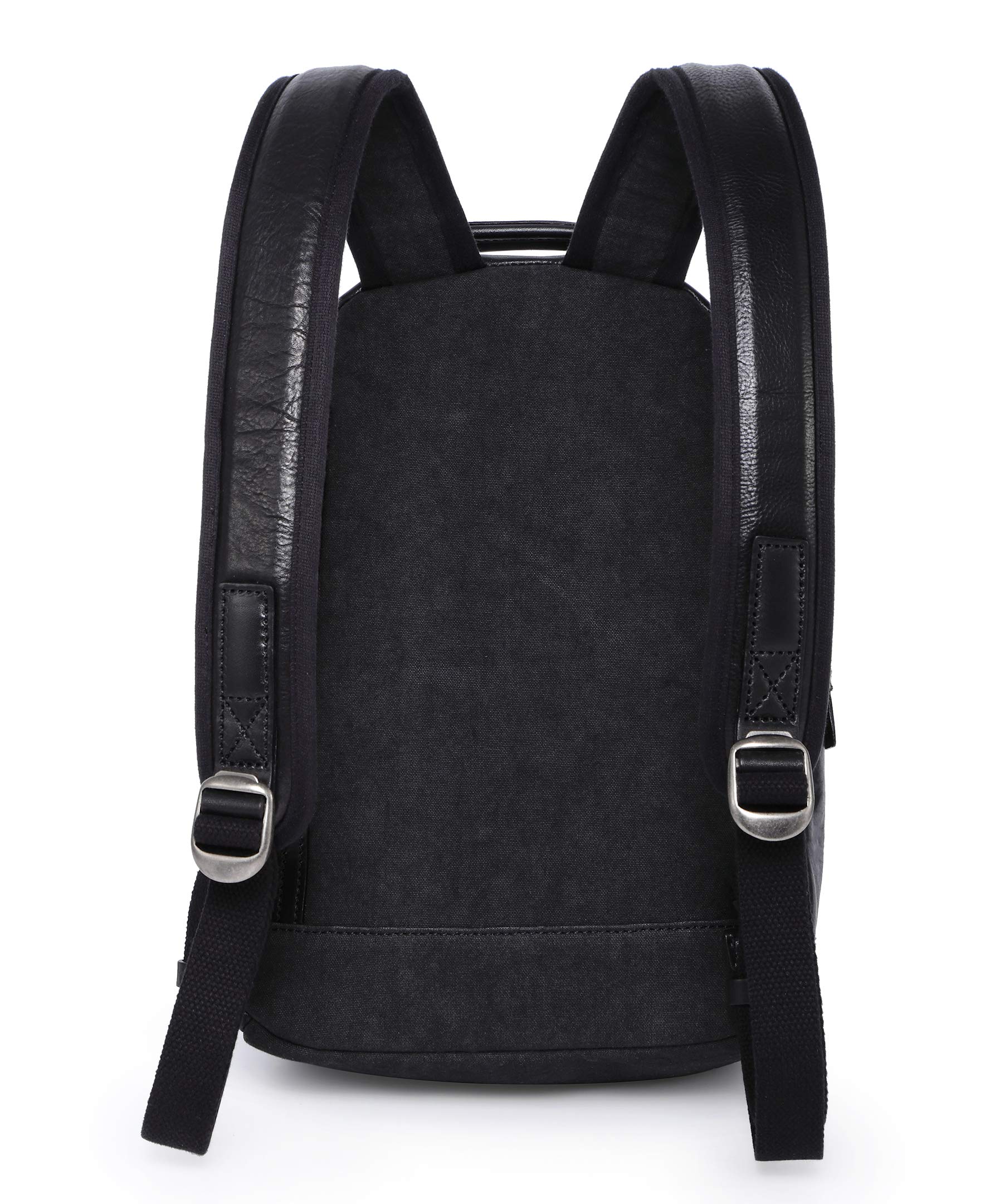 Genuine Leather Studded Backpack for Women & Men - Stylish Black Gothic Punk Shoulder Bag for School, Travel & Daily Use