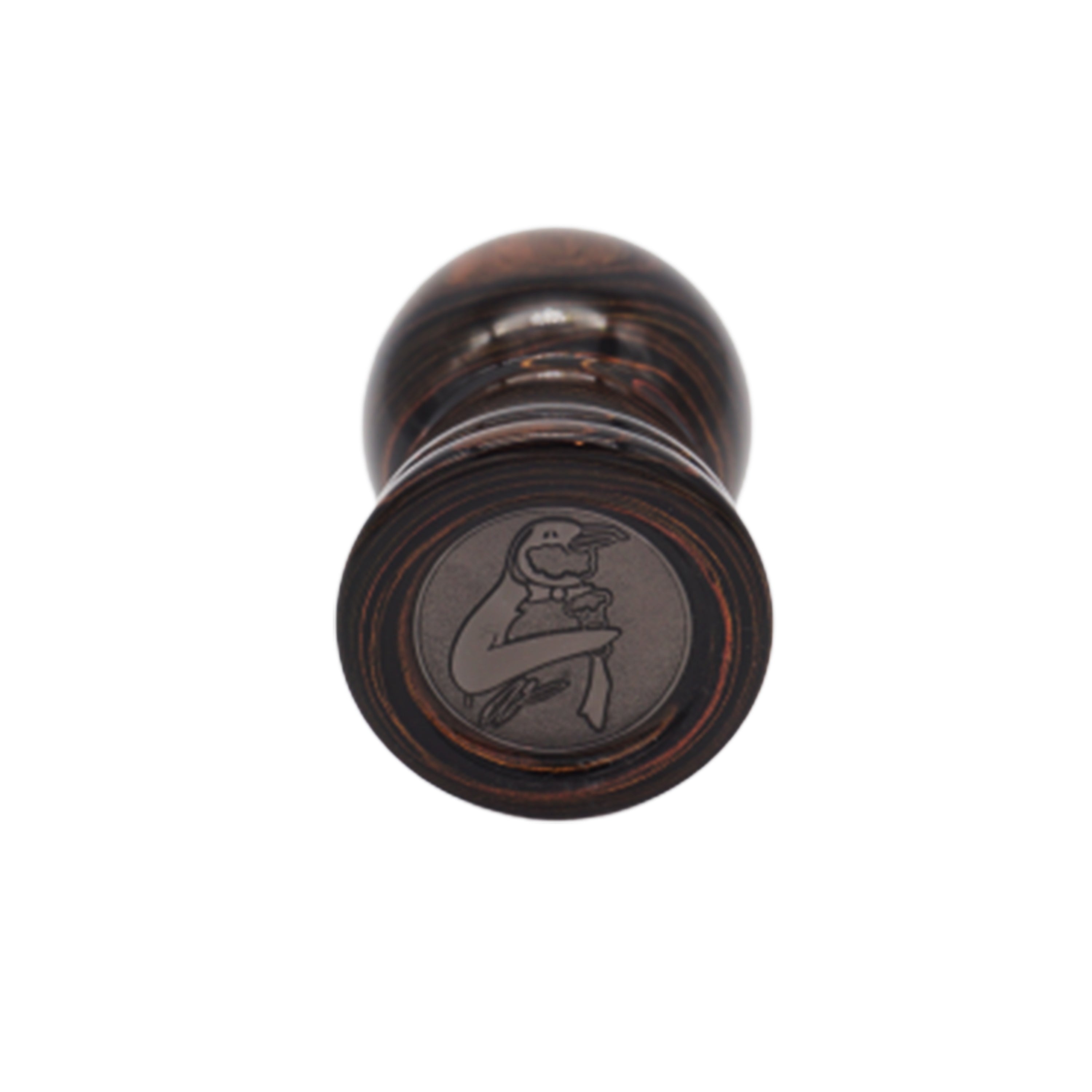 Premium Honey Ebonite Handmade Shaving Brush Handle - Fits 24mm & 26mm Knots - Perfect for Wet Shaving, Grooming Kits & Luxury Bathroom Accessories