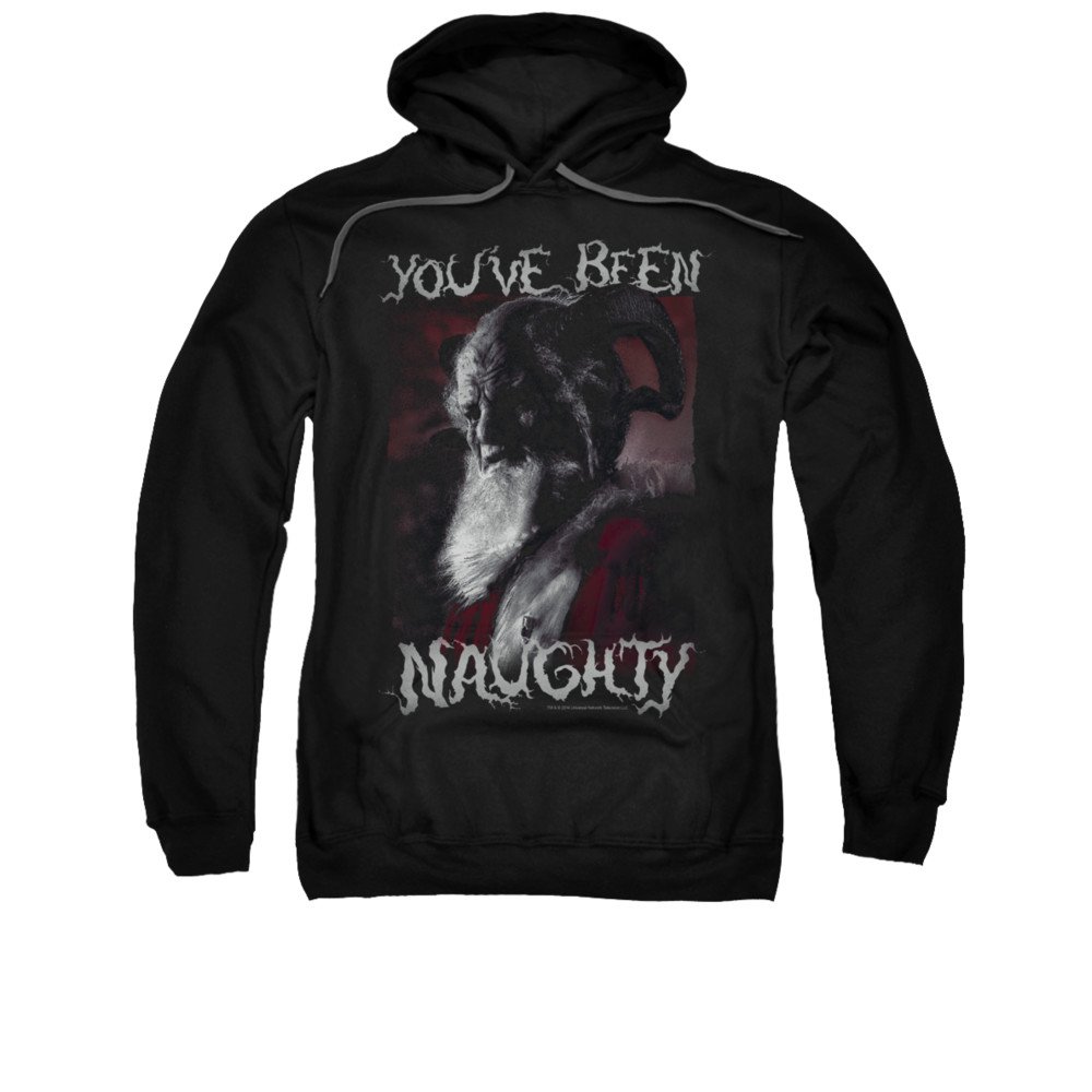 Grimm Police Drama Supernatural Series Merry Krampus Adult Pullover Hoodie | TV Show Inspired Sweatshirt for Men & Women | Perfect for Halloween, Christmas & Fantasy Fans
