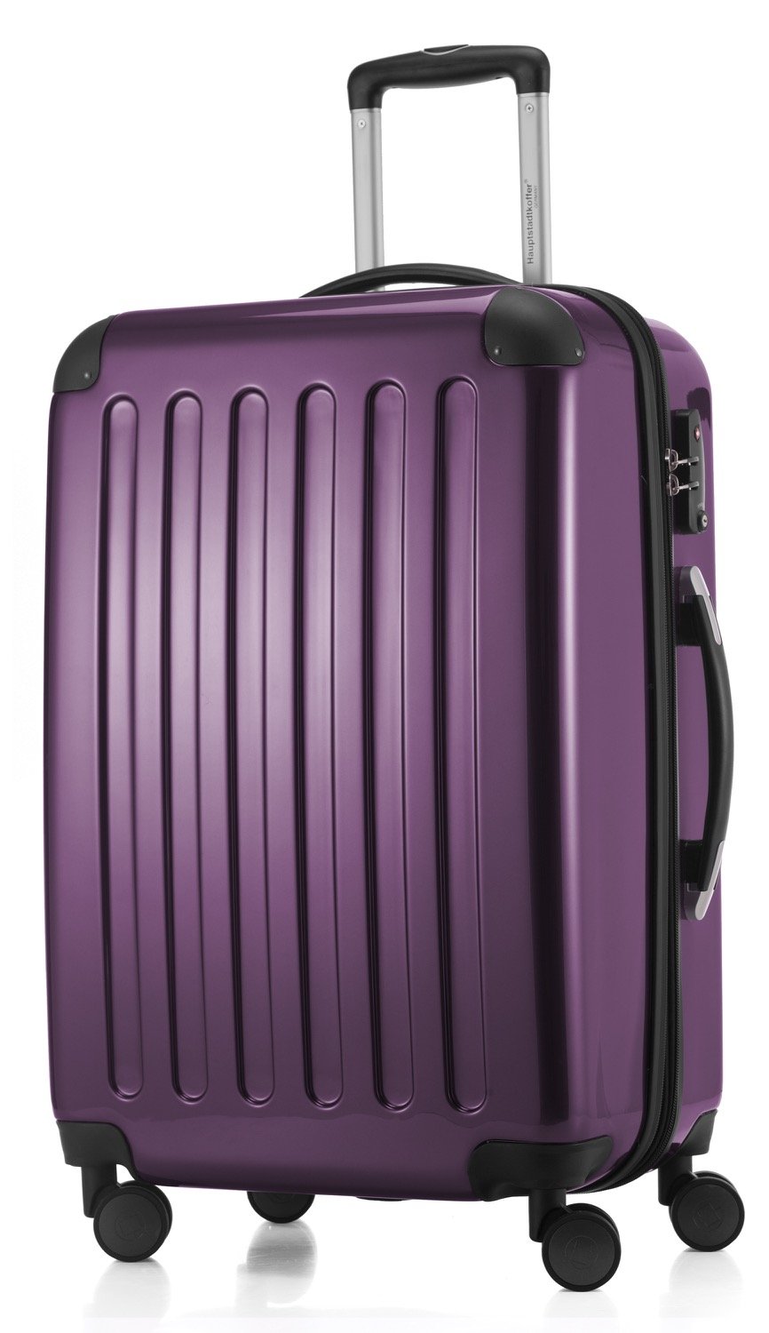 Premium Unisex 65cm Purple Suitcase for Adults - Perfect for Business Travel, Vacations & Weekend Getaways