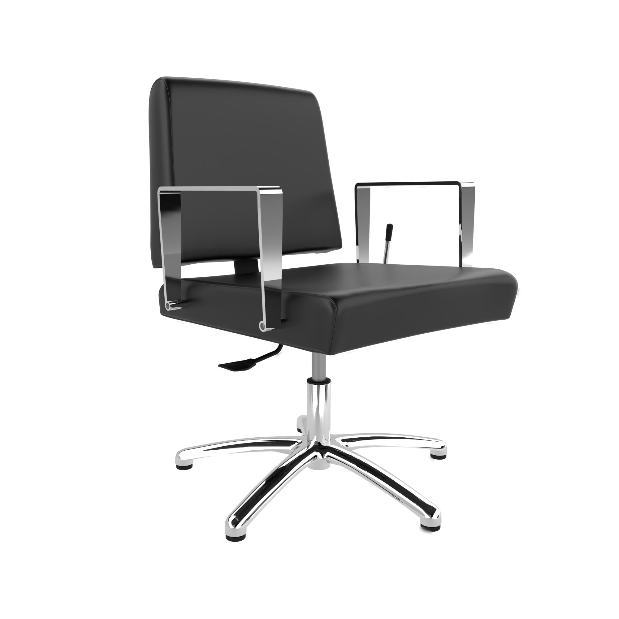 Lila Lever Control Shampoo Chair for Salon & Home Use - Adjustable Hydraulic Hair Washing Chair with Footrest - Perfect for Hairdressers, Barbers & Home Hair Care