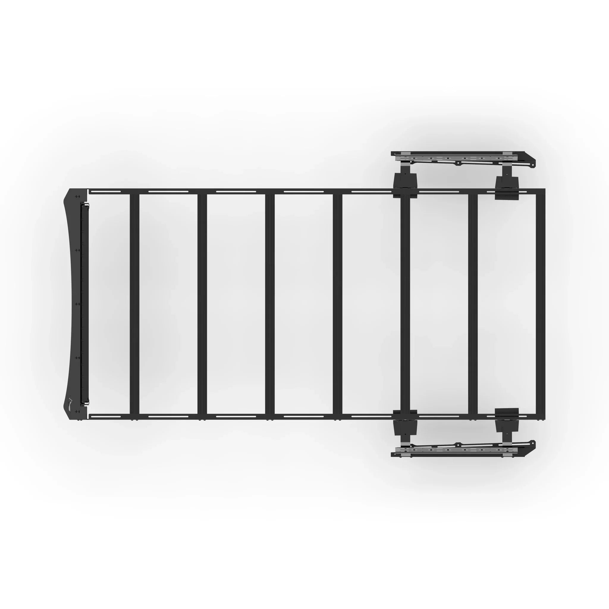 Bronco Modular Roof Rack for 4-Door SUVs - Heavy Duty Aluminum Cargo Carrier for Off-Road Adventures & Camping Gear Storage