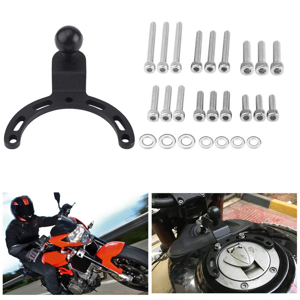 Aramox Motorcycle Mount - Adjustable GPS Phone Holder for Adventure Riding
