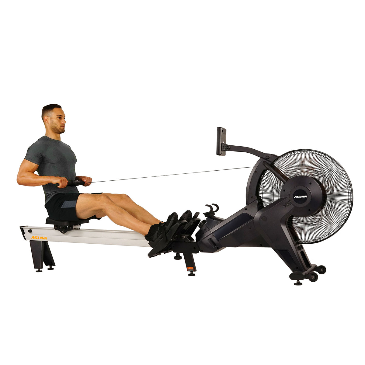 Ventus Air Magnetic Rower - Quiet Home Rowing Machine with 16 Resistance Levels, LCD Display & Space-Saving Design - Perfect for Home Gym, Cardio Workout & Full-Body Exercise
