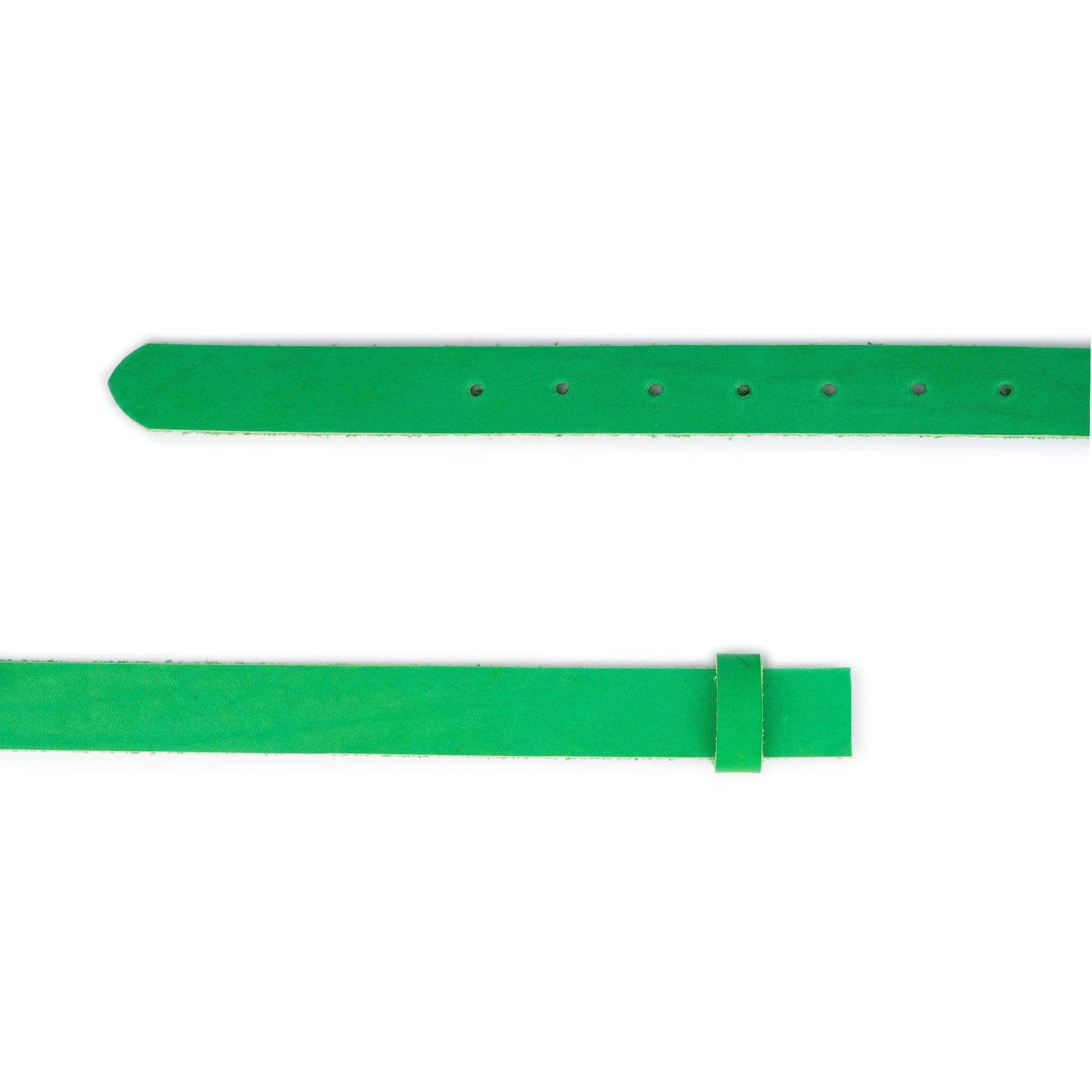 Dunhill Women's Replacement Belt - Soft Genuine Leather, Bright Green, Adjustable Buckle Strap | Perfect for Casual, Office & Formal Outfits