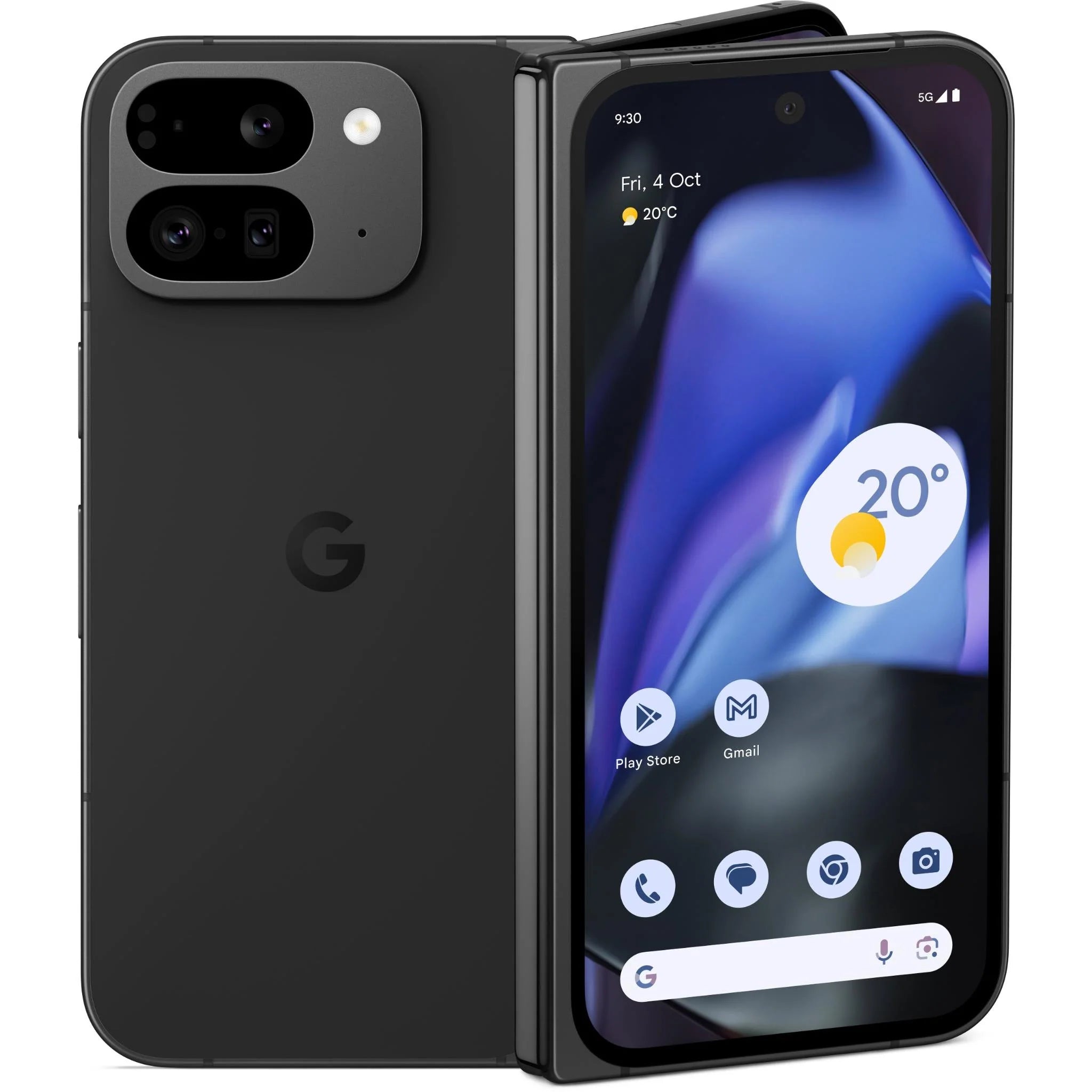 Google Pixel 9 Pro Fold 5G Smartphone - 256GB Unlocked Android Phone with Foldable OLED Display, 120Hz Refresh Rate & Triple Camera System - Perfect for Business Professionals & Mobile Gaming Enthusiasts