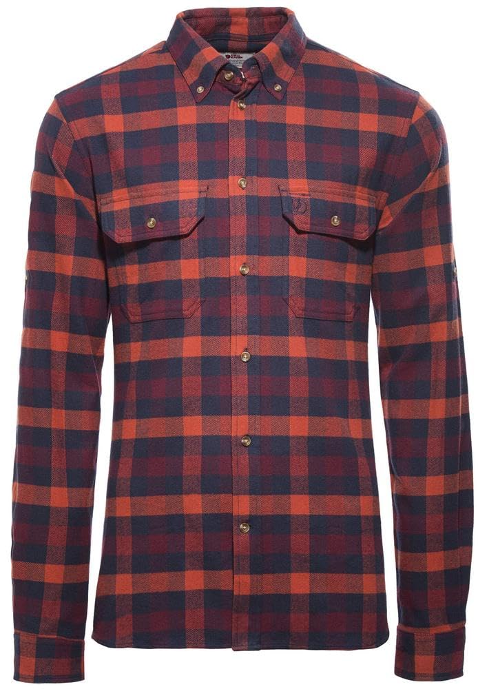 Fjallraven Skog Shirt for Men - Lightweight Hiking & Outdoor Adventure Shirt - Breathable Quick-Dry Travel Tee for Camping, Backpacking & Everyday Wear