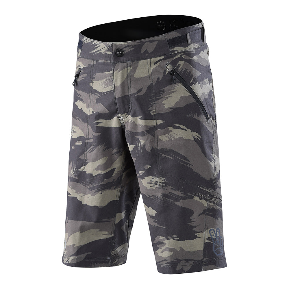 Skyline Short with Liner - Brushed Camo Military Cargo Shorts for Men | Outdoor Hiking, Camping & Tactical Wear