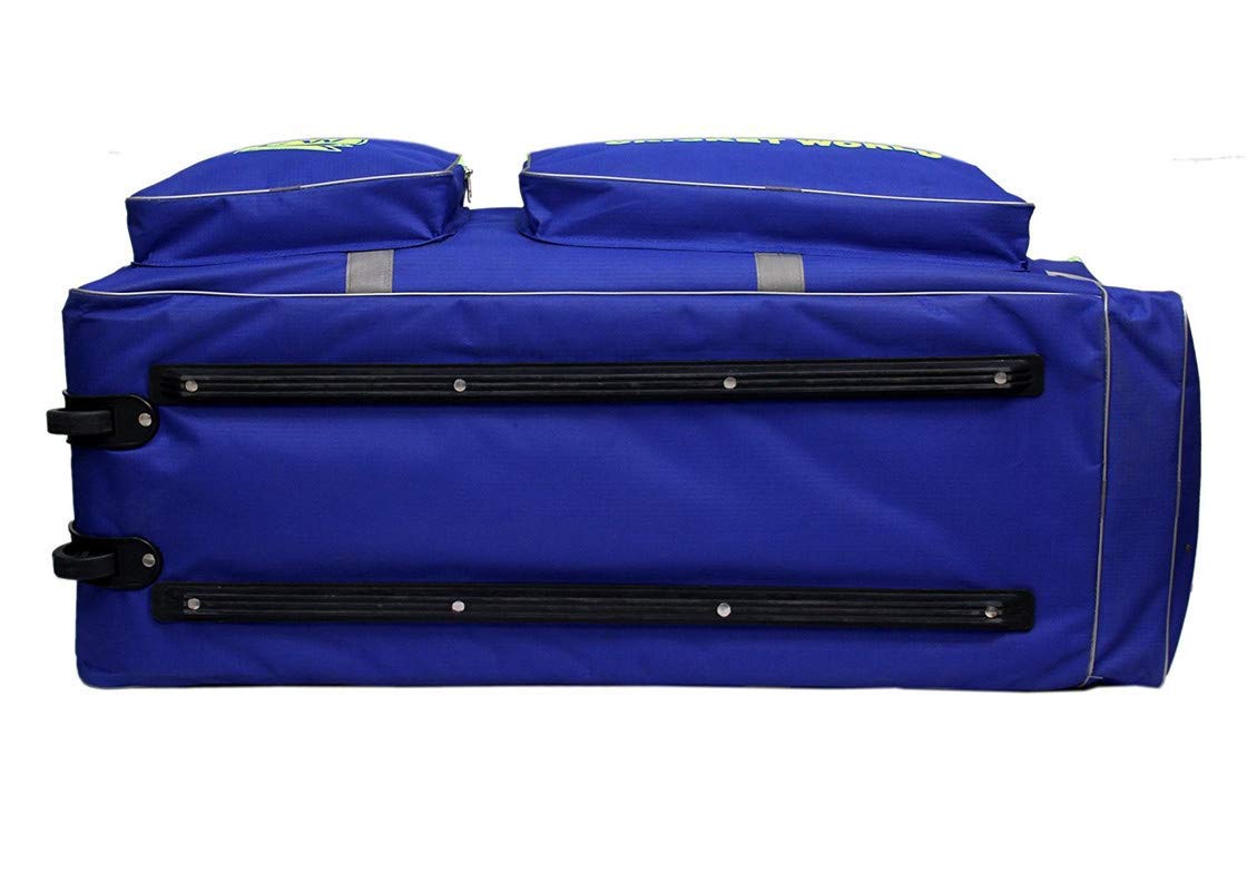CW MEGAPAK Cricket Wheel Kit Bag - Rolling Sports Bag with Wheels & Bat Compartment for Men, Seniors & Juniors | Perfect for Cricket Matches, Training & Travel