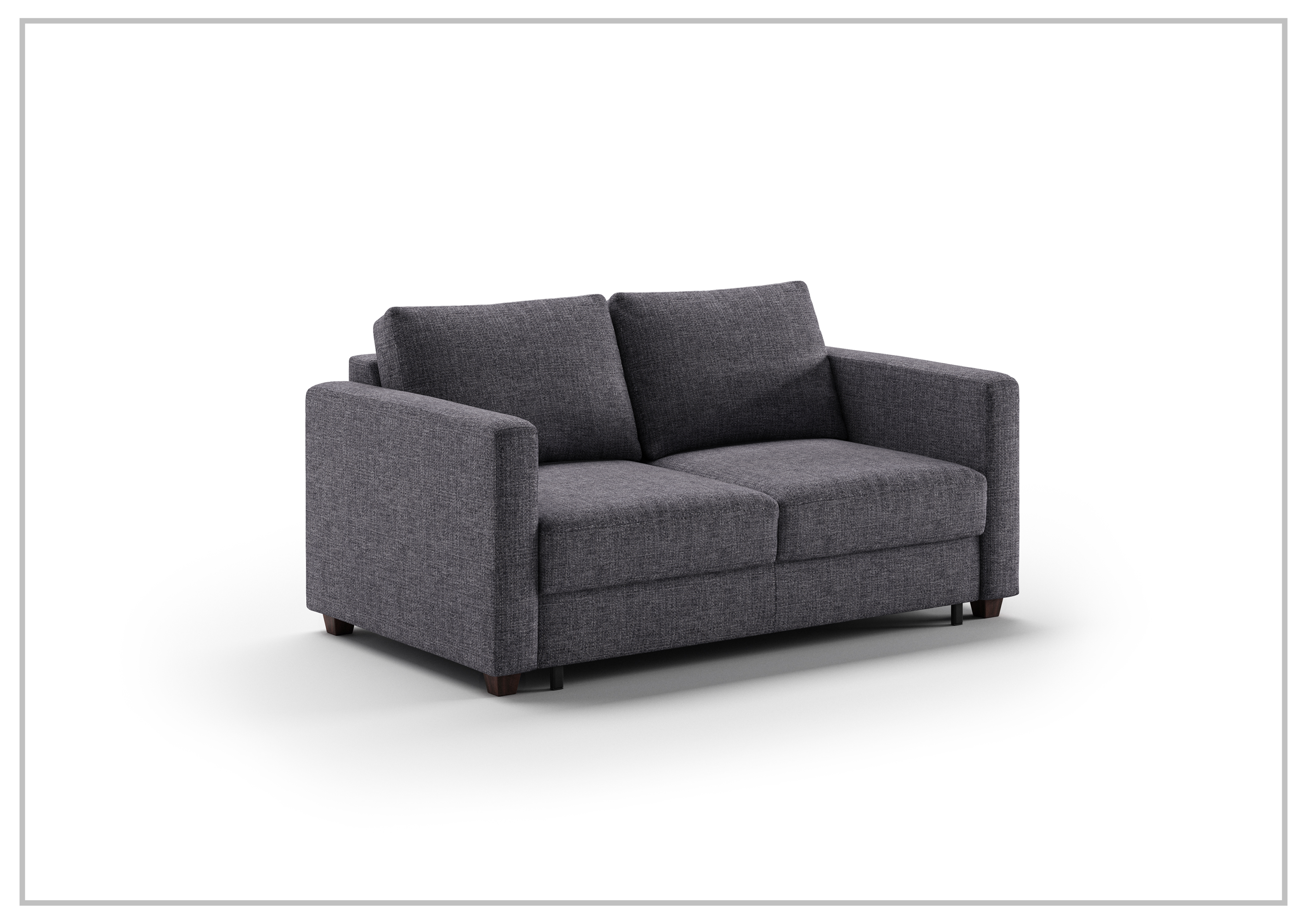 Luonto Fantasy Full XL Fabric Sleeper Sofa with Gas Spring Mechanism - Convertible Bed for Small Spaces, Guest Rooms & Apartments