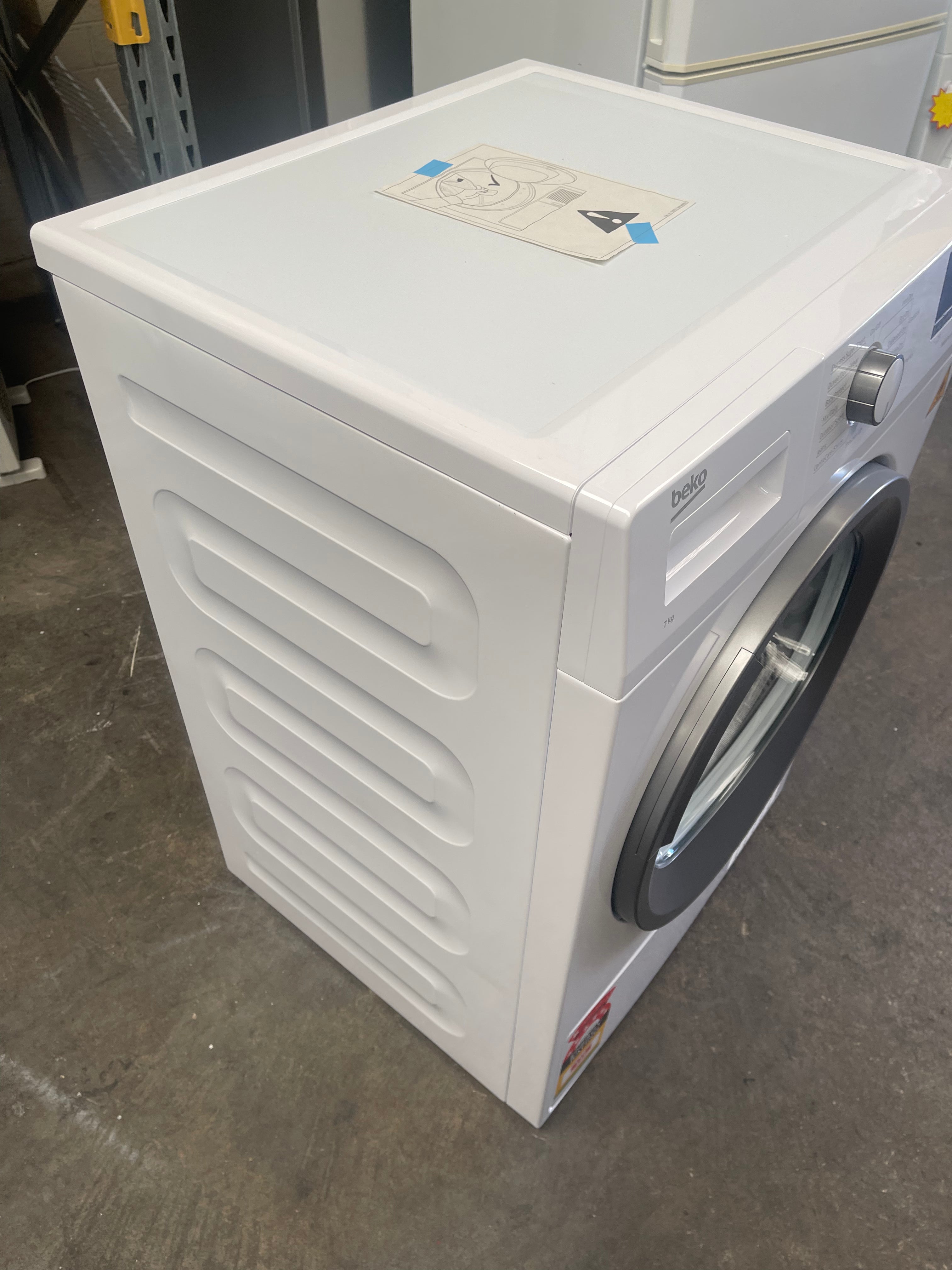 Beko BDP710W 7kg Heat Pump Dryer - Energy Efficient, Quiet & Eco-Friendly | Factory Second | Perfect for Small Apartments & Laundry Rooms