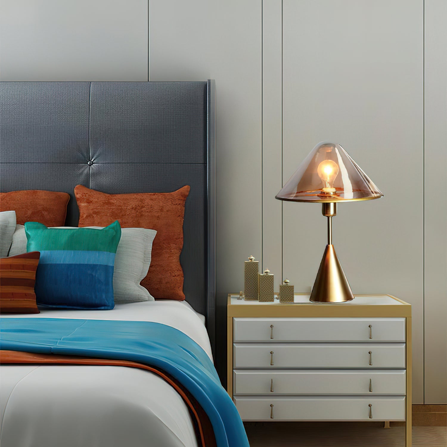 Mushroom Table Lamp - Soft LED Night Light for Bedroom, Nursery, Living Room - Warm White & Dimmable - Perfect for Kids, Adults, Home Decor & Relaxation