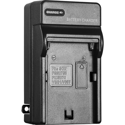 GVM NP F750 4400mAh Rechargeable Batteries with Dual Travel Chargers (2-Pack) - Perfect for Cameras, Flash Units & Portable Electronics On-The-Go