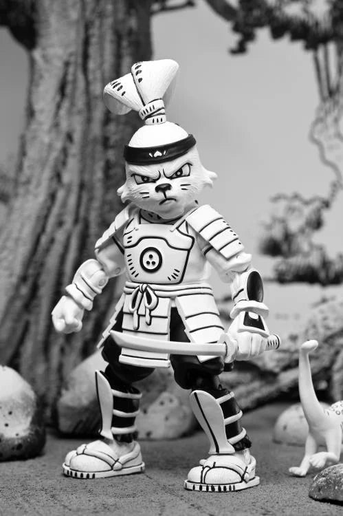 Usagi Yojimbo Samurai Action Figure - Black & White Collectible Toy for Anime Fans & Comic Book Lovers | Perfect for Display, Gifts & Cosplay Accessories