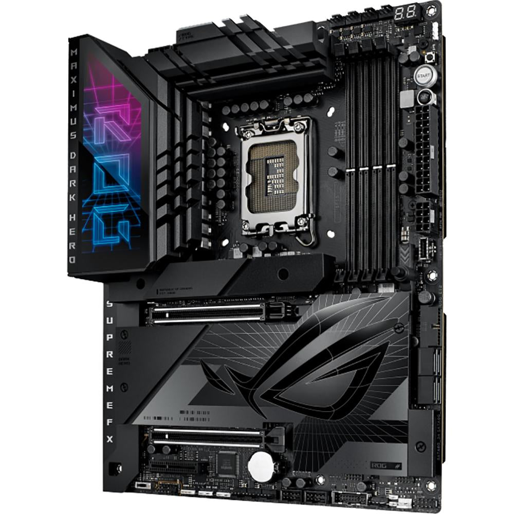 ASUS ROG MAXIMUS Z790 DARK HERO ATX Motherboard - Intel LGA 1700 Socket, DDR5, PCIe 5.0, WiFi 6E - Premium Gaming & Content Creation PC Builds