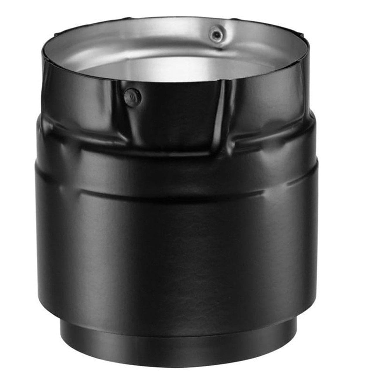3 Pelletvent Pro Black Appliance Adaptor - Universal Stove Vent Adapter for Pellet Stoves, Fireplaces & Heating Systems - Durable & Easy Installation for Home & Commercial Use