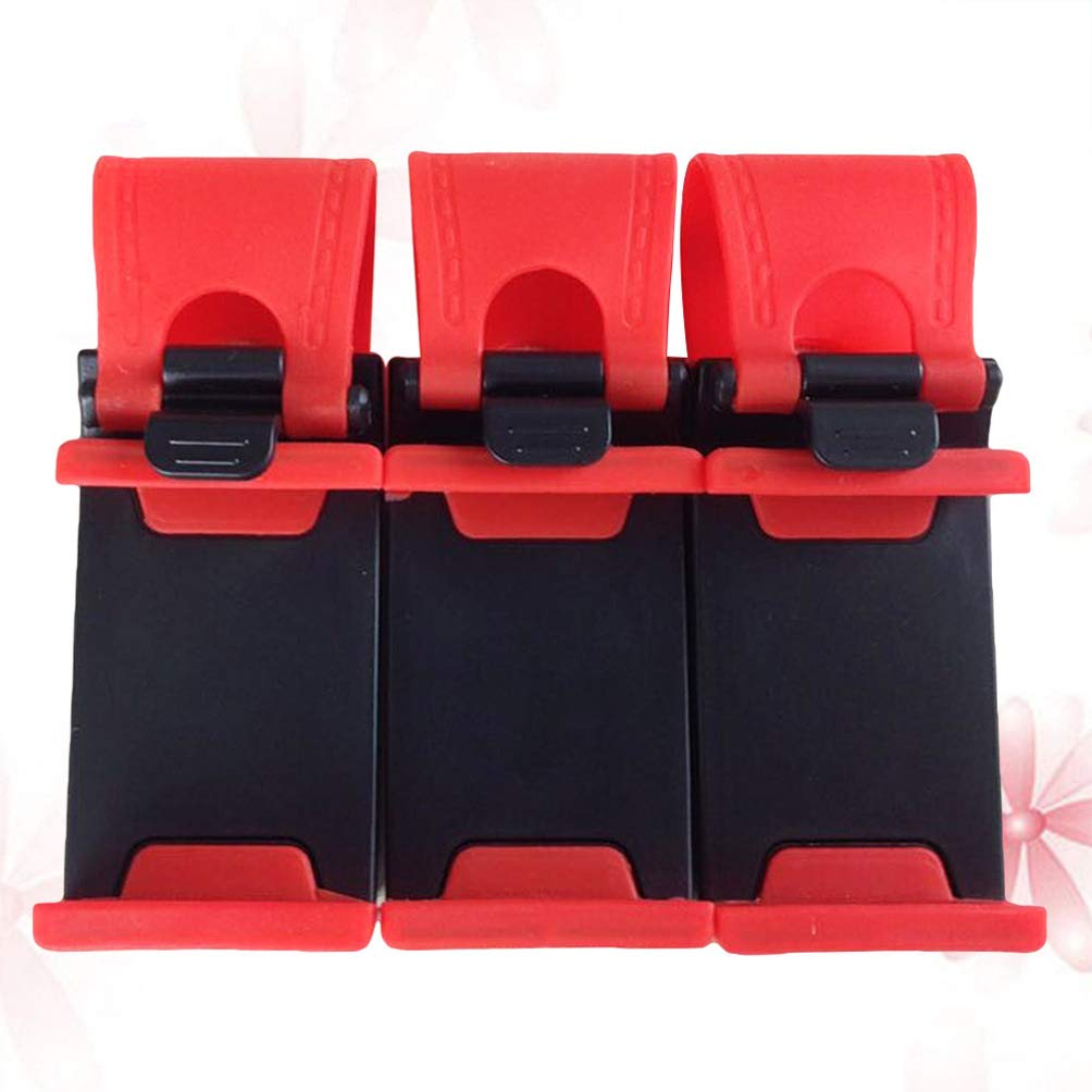 3-Pack Adjustable Phone Stand for Desk - Universal Smartphone Holder for iPhone, Android, Tablets - Perfect for Home Office, Car, Video Calls & Hands-Free Viewing