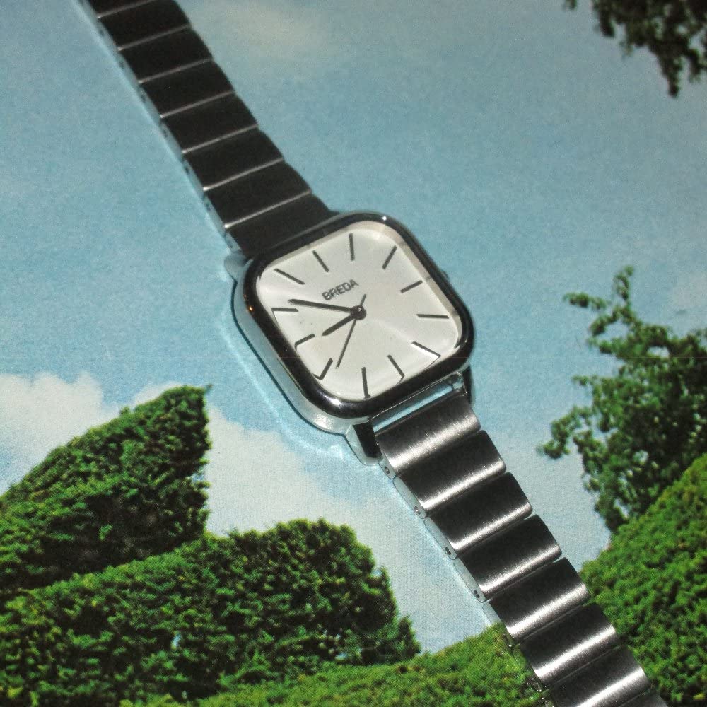 Breda Esther 1735 Square Wrist Watch for Women - 26mm Stainless Steel Bracelet, Minimalist Fashion Watch - Perfect for Office, Casual Wear & Everyday Use
