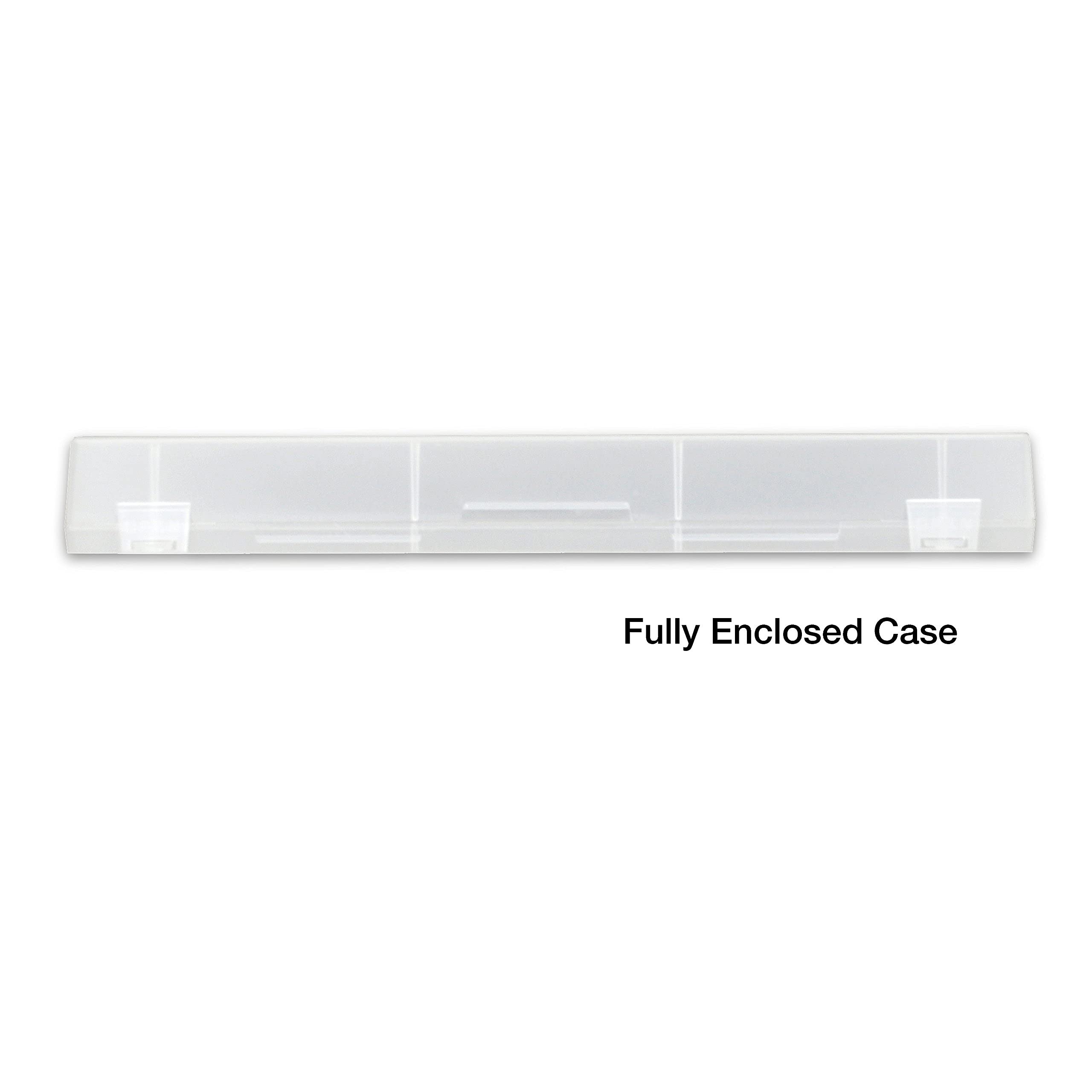 UniKeep 3 Ring View Binder with Fully Enclosed Case - 1.5 Inch Spine - Clear (Pack of 3) - Durable School & Office Supplies for Organizing Documents, Reports & Presentations