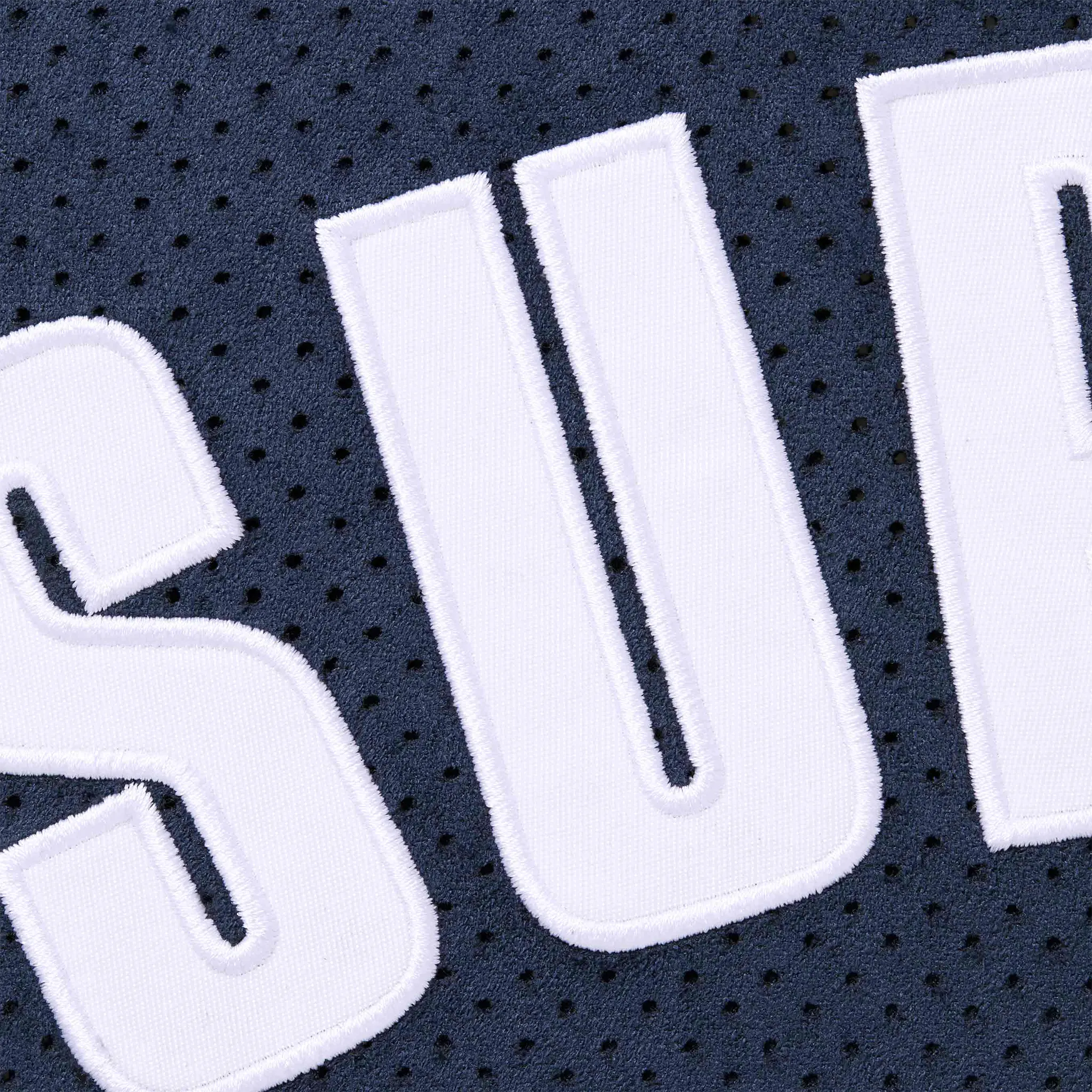 Supreme Ultrasuede Mesh Baseball Jersey - Navy Blue | Lightweight & Breathable for Baseball Games & Casual Wear