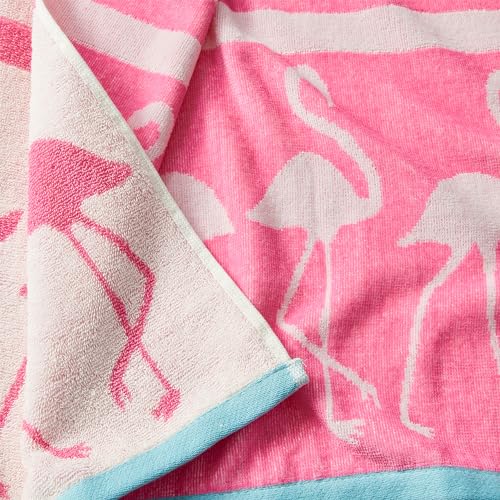 Pink/White Flamingo & Stripe