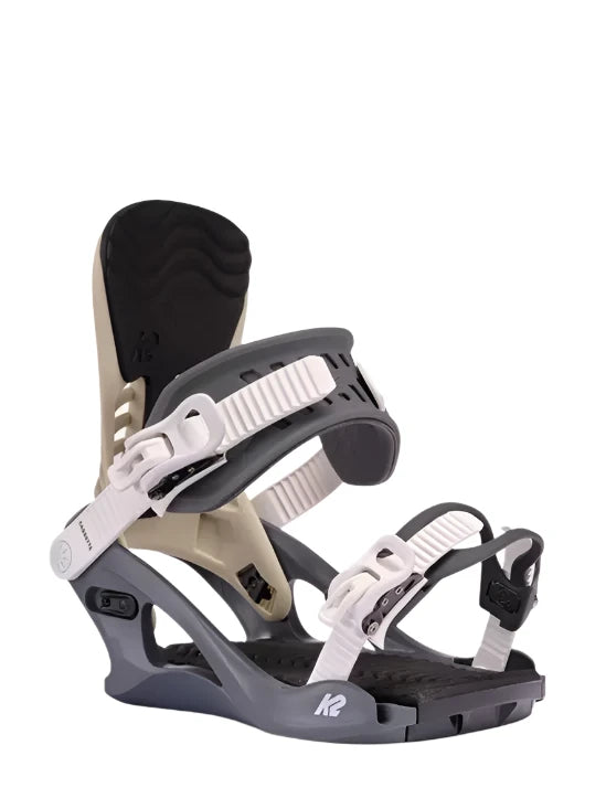 K2 Women's Cassette Snowboard Bindings 2025 - Lightweight & Responsive for All-Mountain Riding - Perfect for Freestyle and Powder Snowboarding