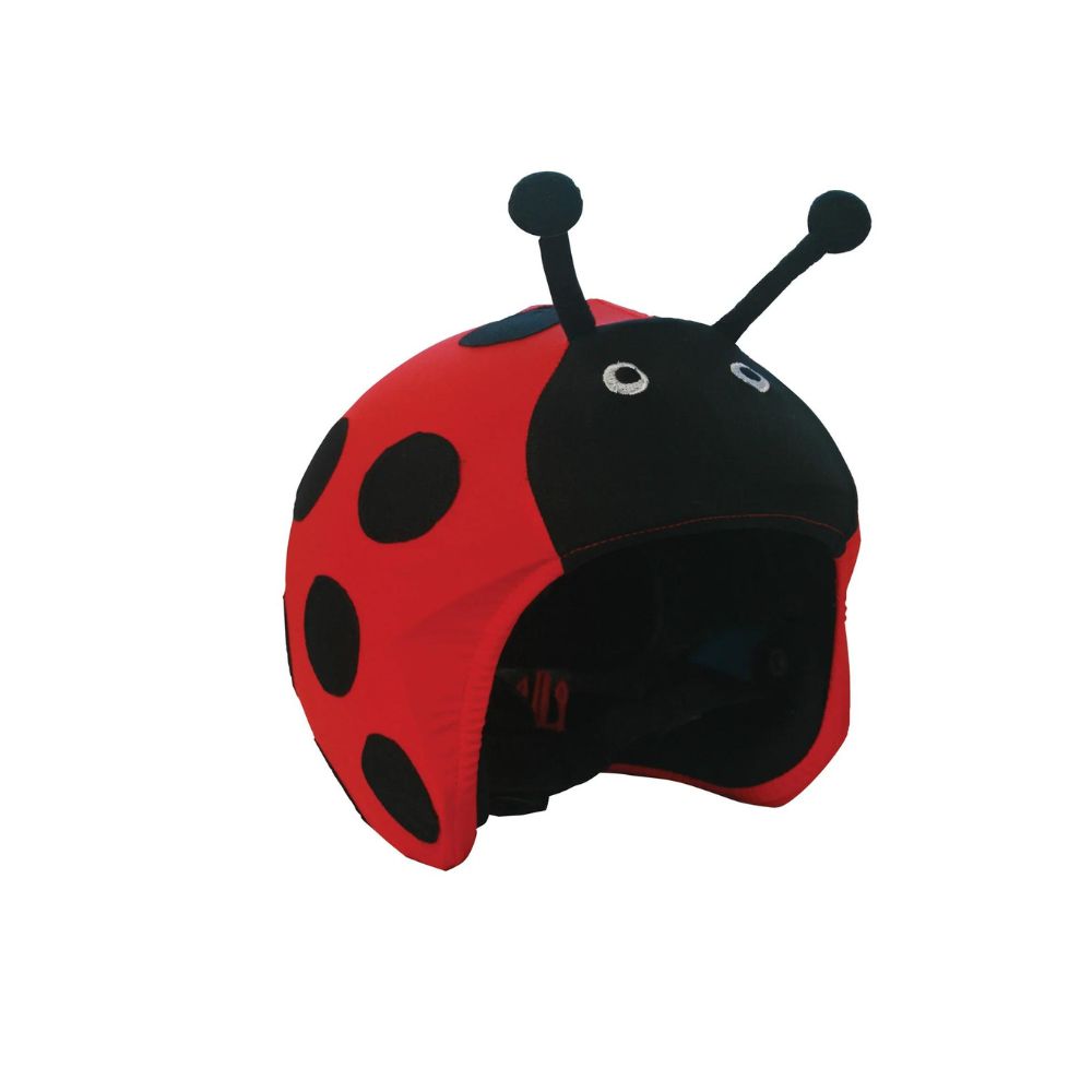 Coolcasc Animal Ski Helmet Cover - Ladybug Design for Women & Kids - Waterproof & Warm Winter Sports Accessory for Skiing, Snowboarding & Outdoor Activities