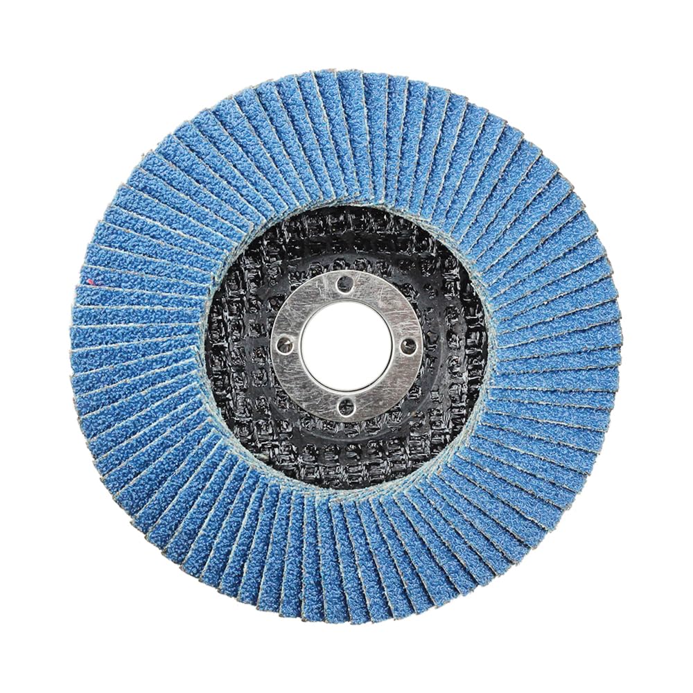 4 Inch Zirconia Abrasive Flap Discs (10 Pack, 60 Grit) - 4