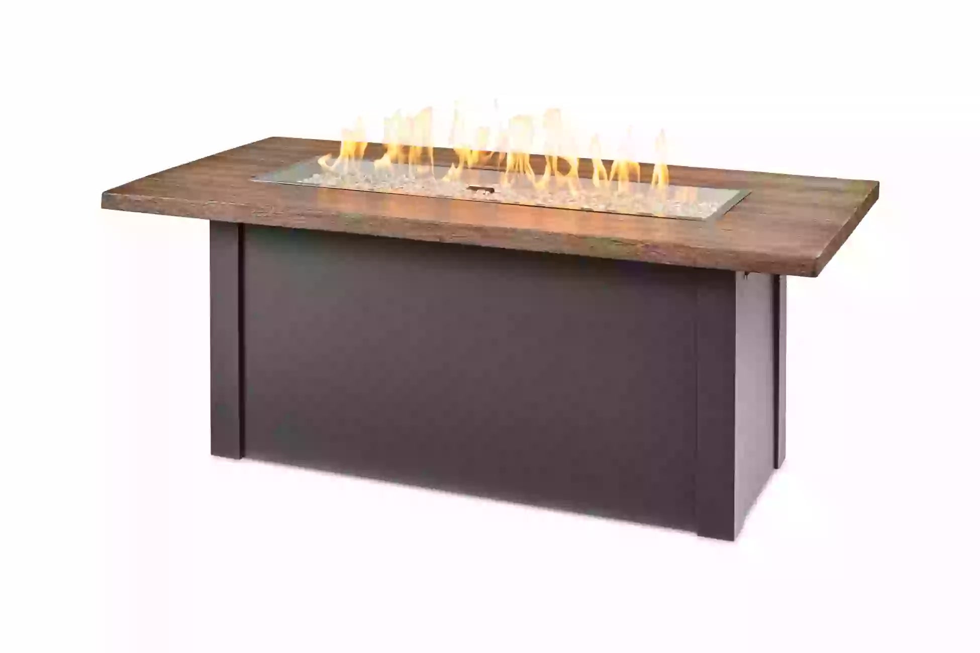 Havenwood Linear Gas Fire Pit Table - Outdoor Patio Heater with Modern Design for Backyard, Deck, and Garden - Perfect for Entertaining and Relaxing