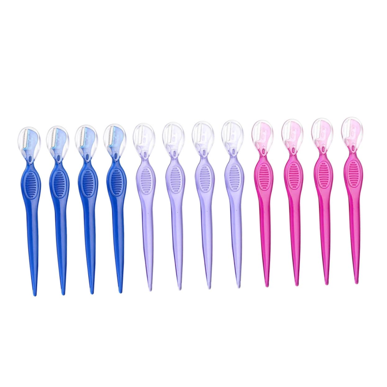 iPetboom 12-Pack Eyebrow Trimmers & Facial Razors for Women - Precision Eyebrow Shapers, Pluckers & Makeup Tools - Portable Grooming Kit for Eyebrows, Face & Beauty Care - Perfect for Home, Travel & Salon Use