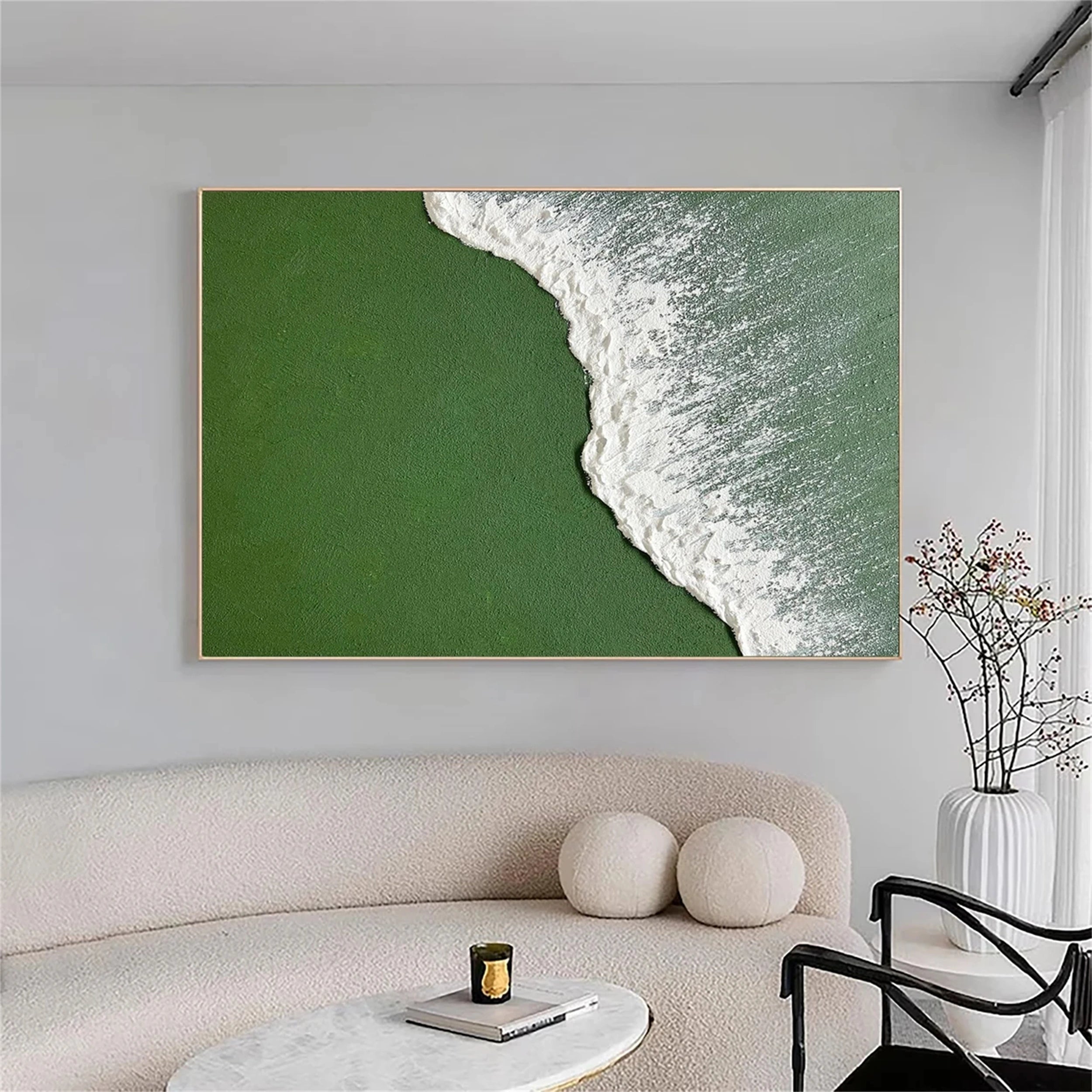 Ocean and Sky Painting #OS 091 - Stunning Seascape Wall Art for Home & Office Decor - Perfect for Living Room, Bedroom or Beach House