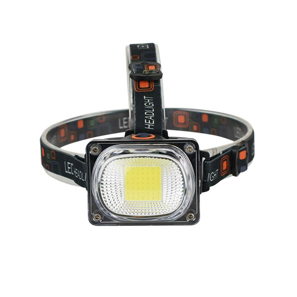 XJJZS Adjustable Headlamp Flashlight with Red Light - Waterproof Headlight for Kids & Adults - Perfect for Running, Hiking, Camping & Outdoor Activities - Includes Batteries - Ideal for Night Jogging, Emergency Repairs & Reading in Bed