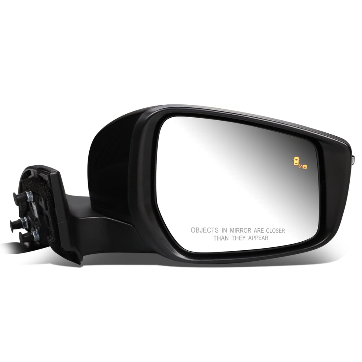 DNA Motoring OEM-MR-NI1321306 Right Passenger Side Mirror - Power Adjustable, Heated, Turn Signal & Blind Spot Detection - Compatible with 2018-2022 Nissan Leaf | Replacement for Damaged Mirrors, Winter Driving Safety Upgrade