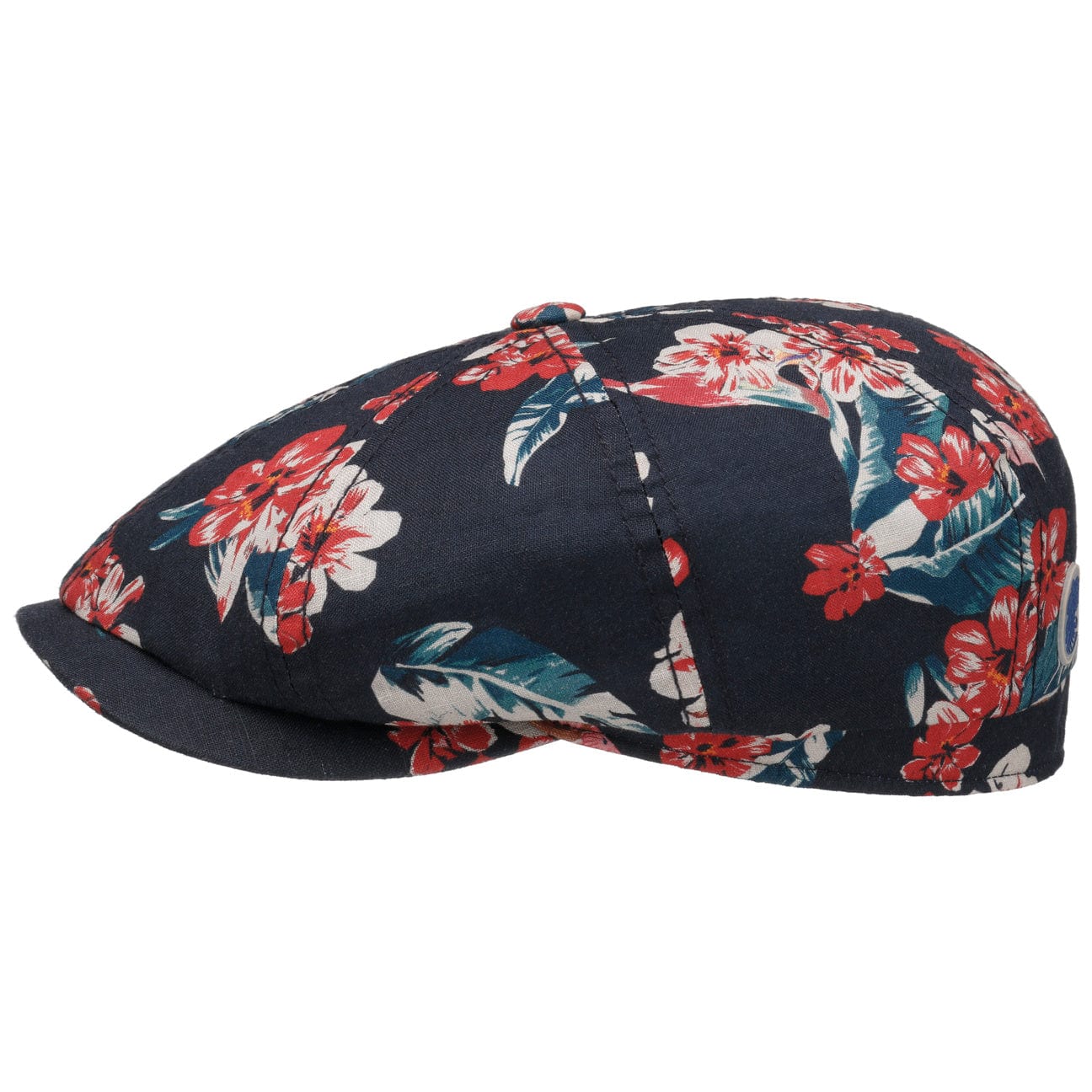 Stetson Hatteras Flowlin Flat Cap for Men - Classic Cotton Twill Hat for Casual & Outdoor Wear | Perfect for Fishing, Golf, and Everyday Style